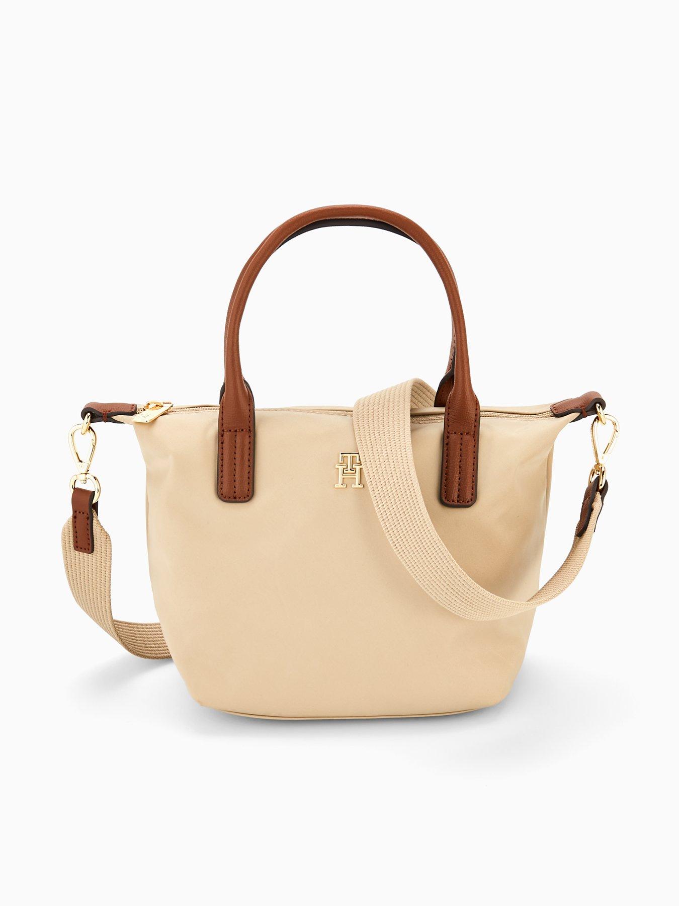 Tommy Hilfiger Popette Mini Tote Bag - Beige