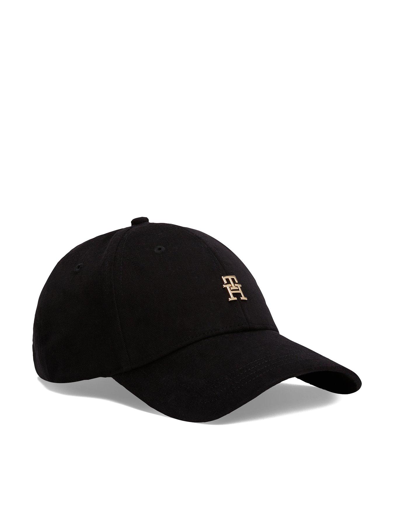 Tommy Hilfiger Women's Black Structured 6-Panel Adjustable Baseball Cap, Sports Direct - Image 4