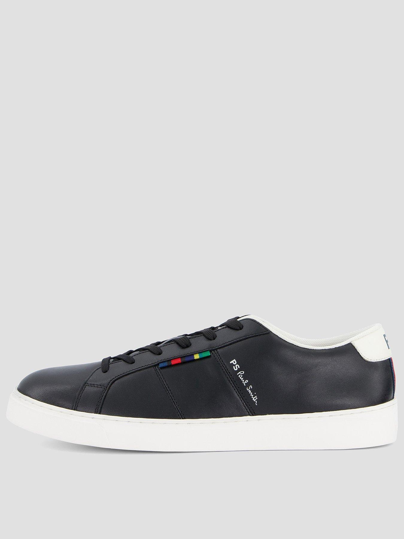 PS PAUL SMITH Ps Paul Smith Beech Logo Leather Sneaker - Black
