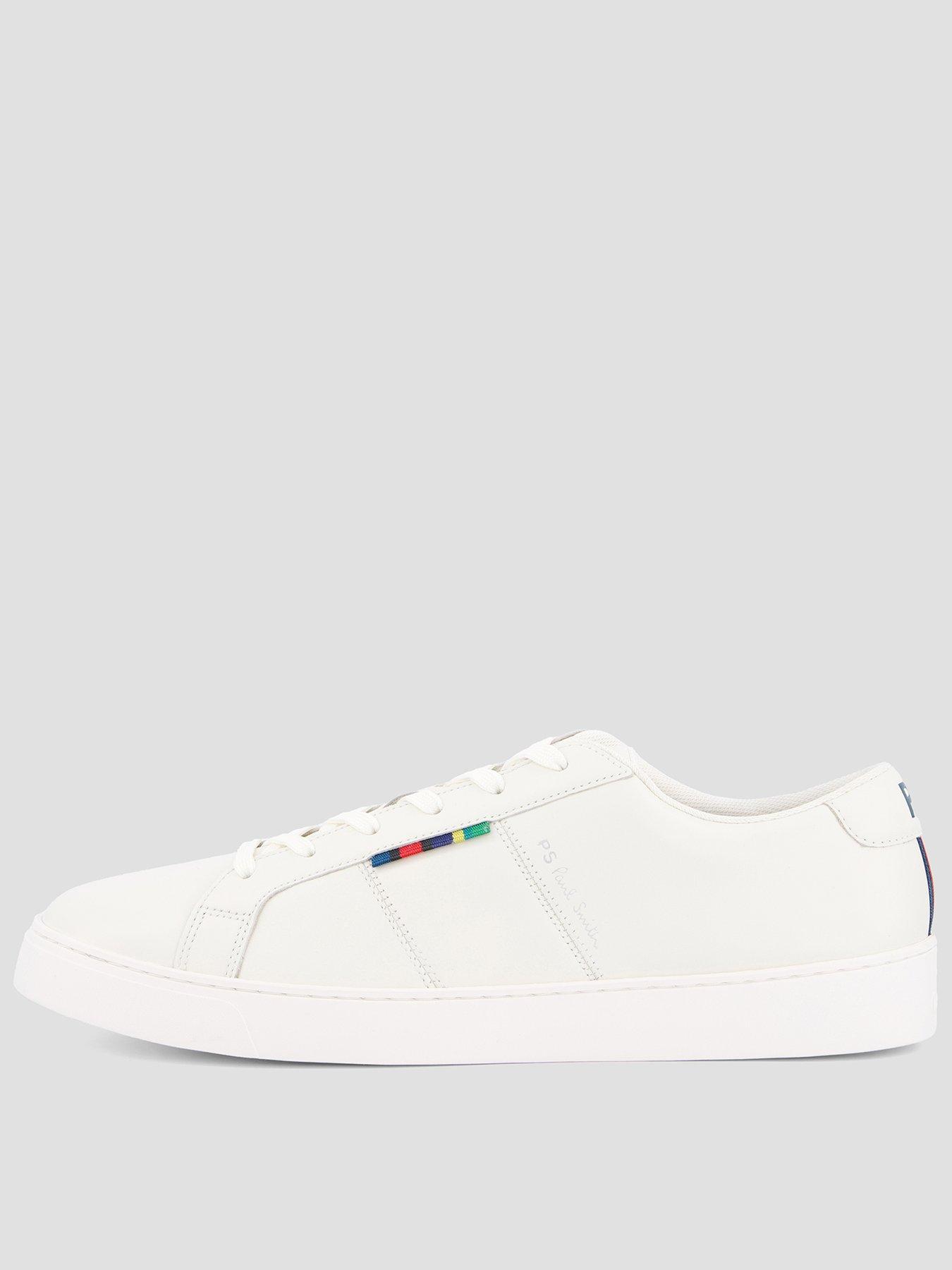 PS PAUL SMITH Beech Logo Leather Sneaker - White