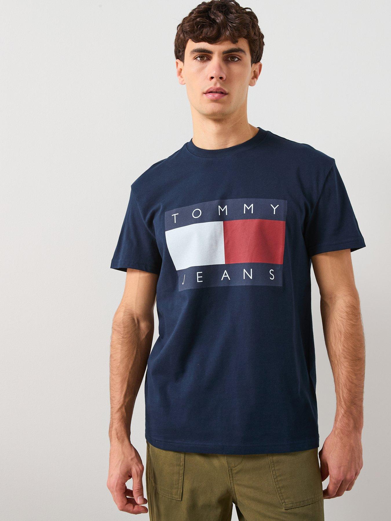 Tommy Jeans Tommy Jeans Large Flag T-shirt - Blue
