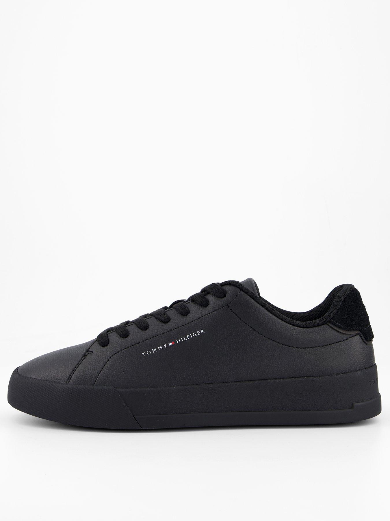 Tommy Hilfiger Court Leather Trainers - Black