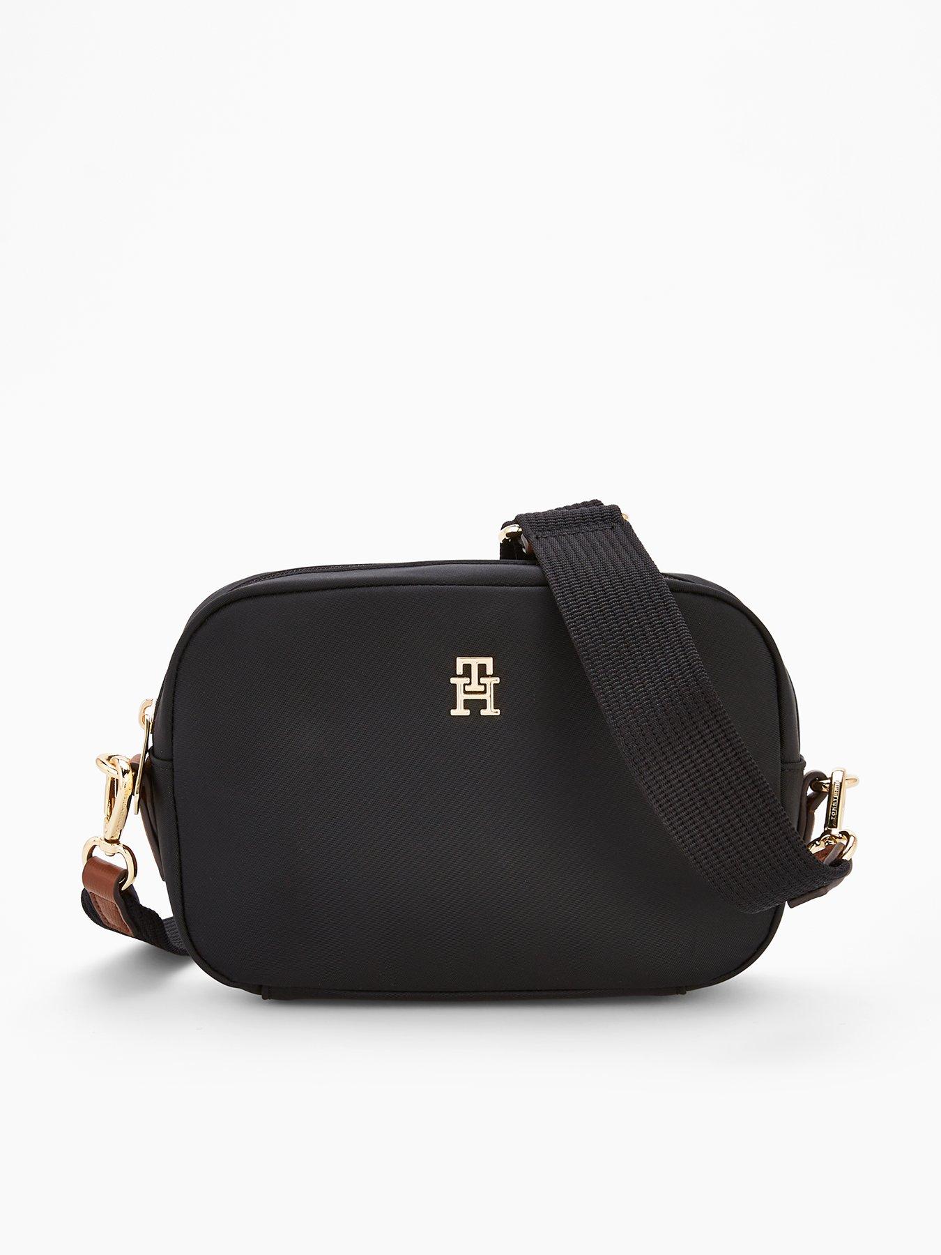 Tommy Hilfiger Popette Camera Crossbody Bag, Black, Women
