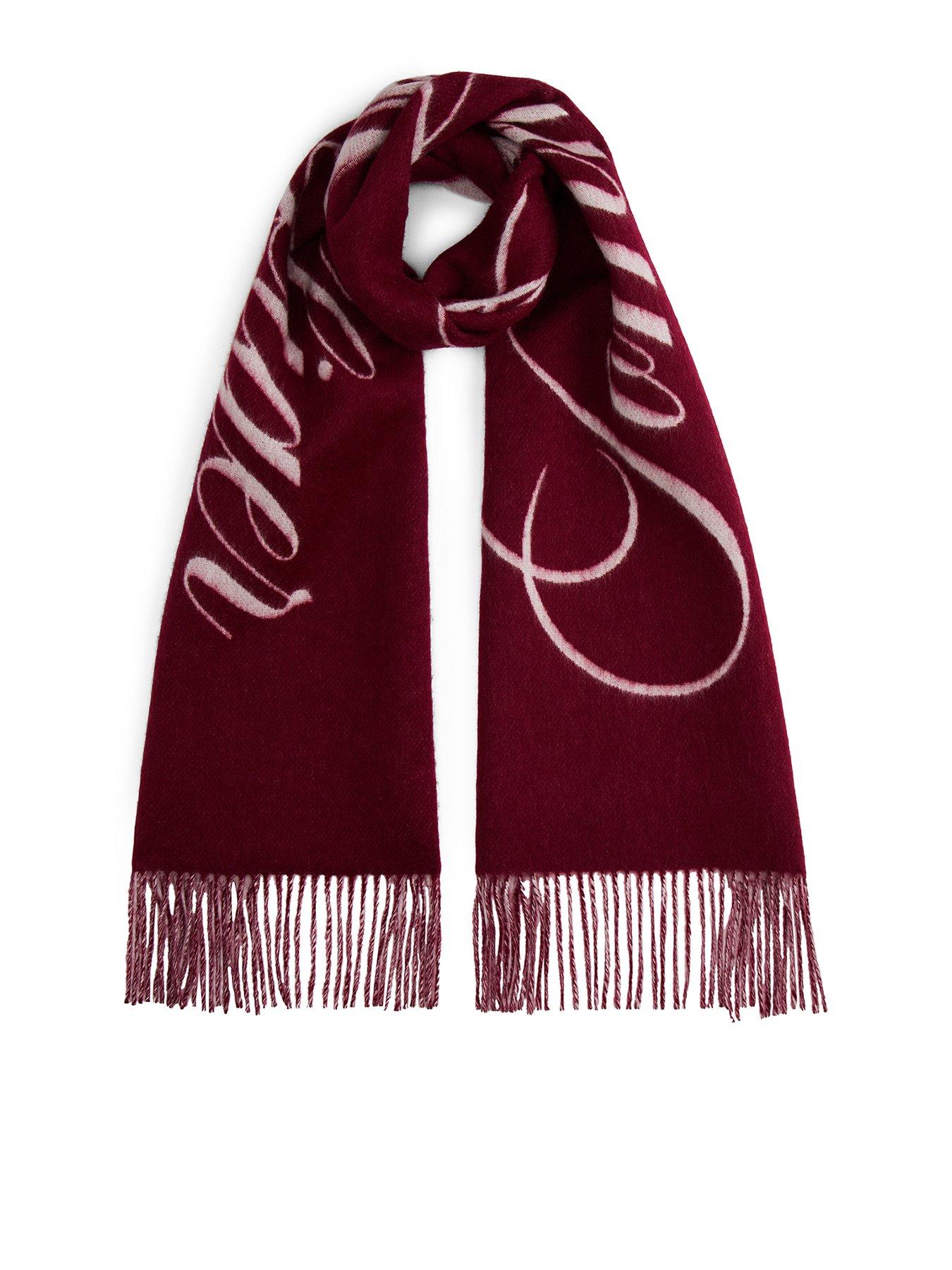 Tommy Hilfiger Script Logo Scarf - Pink