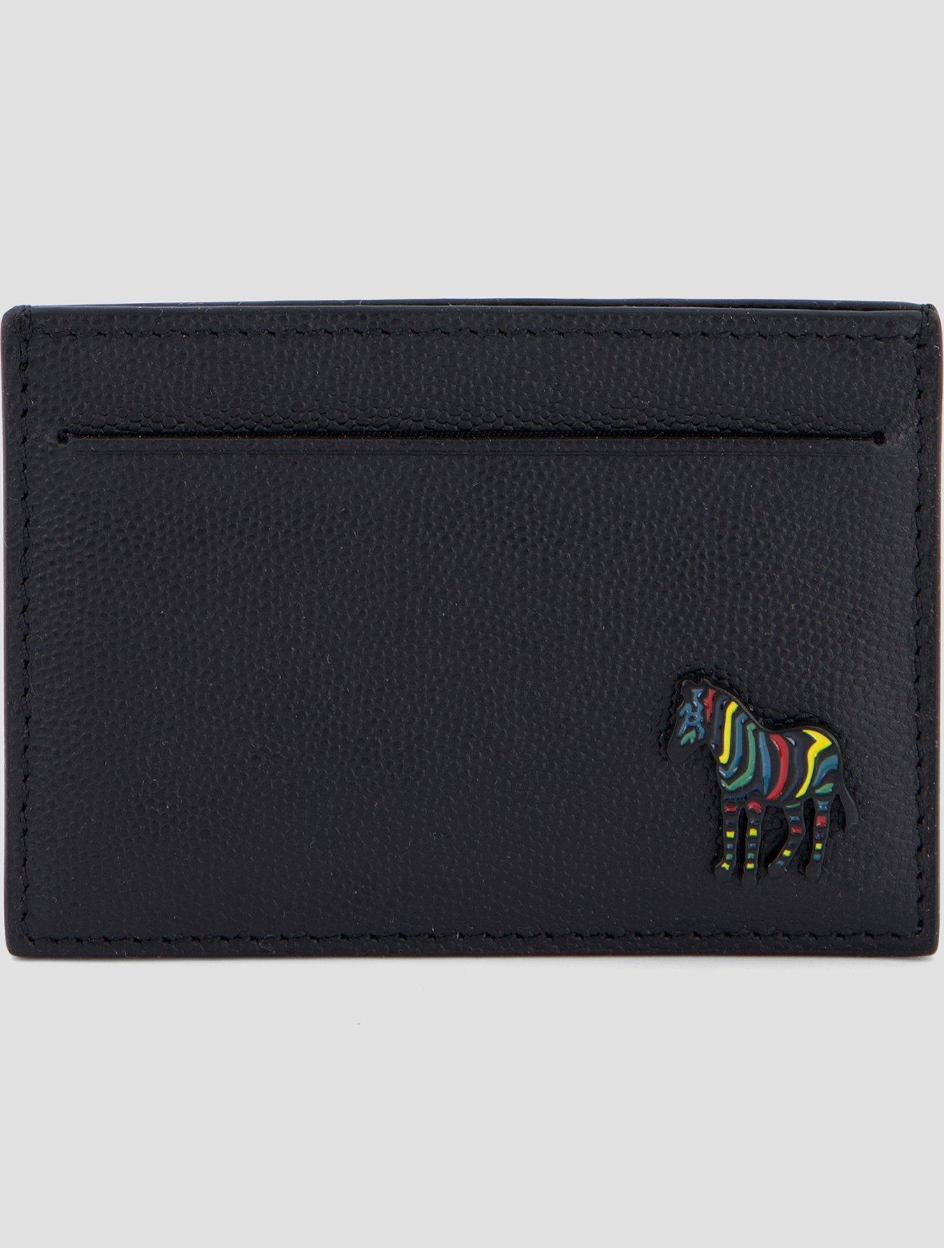 PS PAUL SMITH Zebra Card Holder - Black