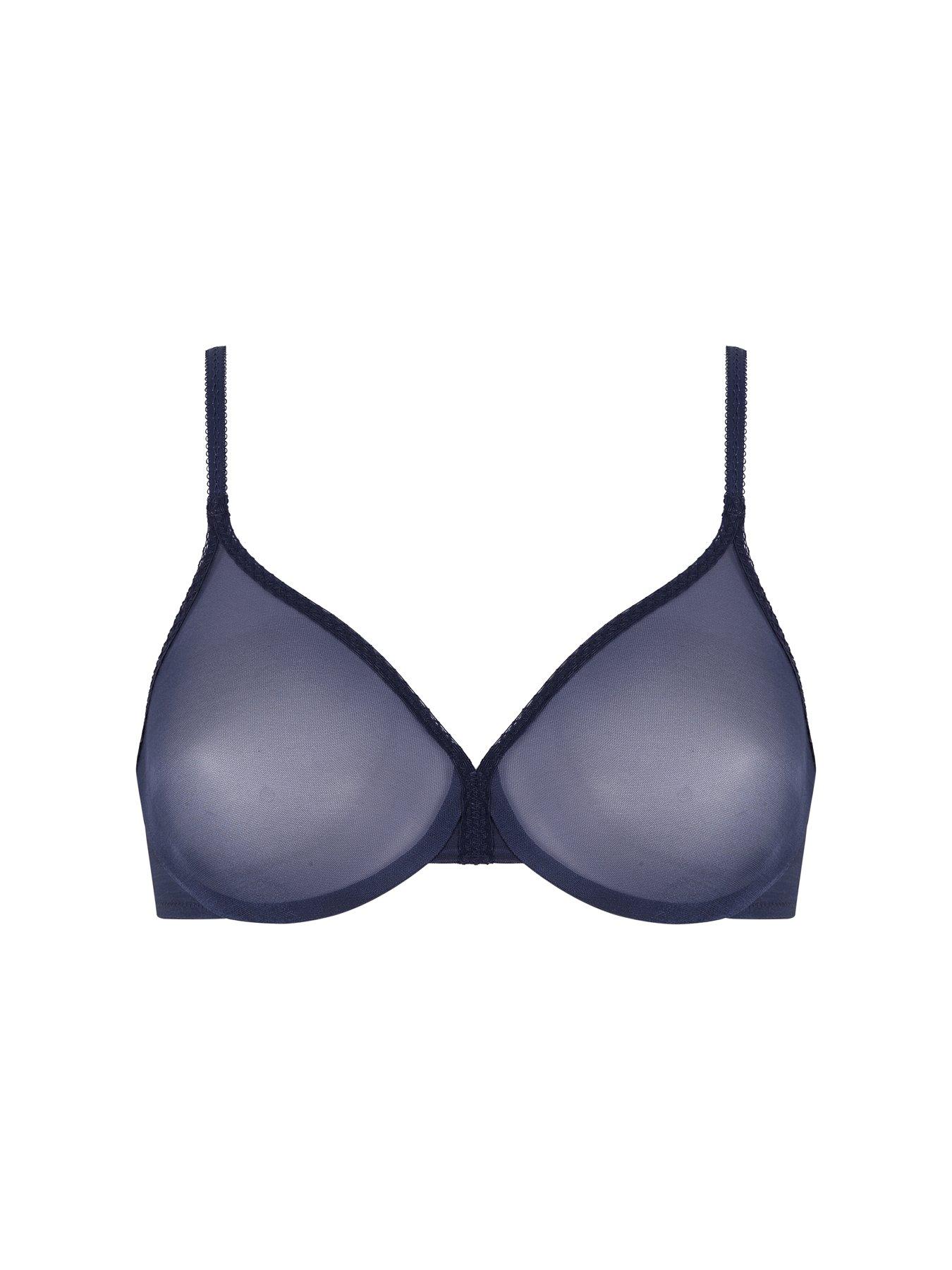 Image 5 of 5 of Gossard Glossies Sheer Bra - Shadow Blue