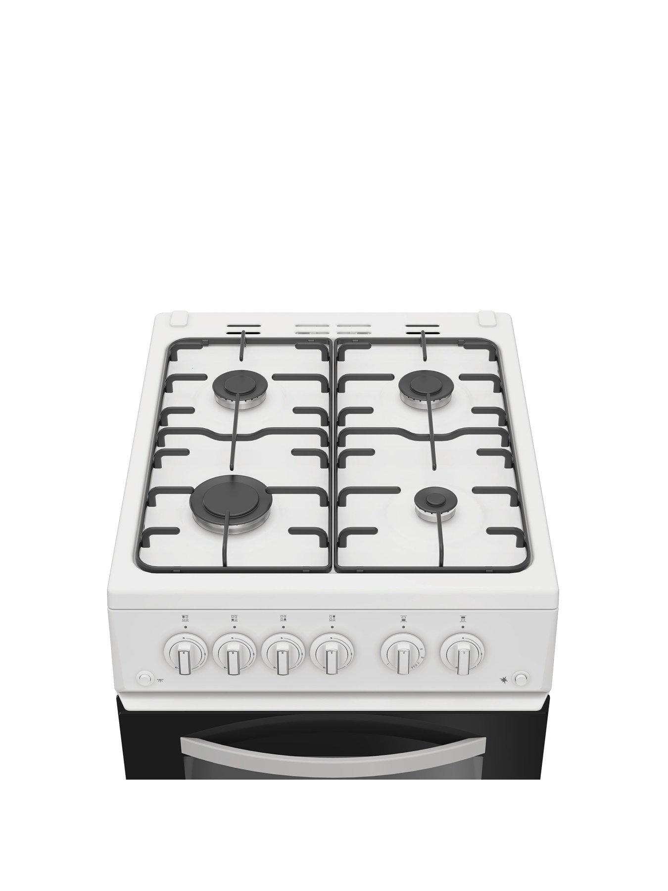 Image 3 of 5 of Indesit ITG5GMW - Gas Twin Cooker - White