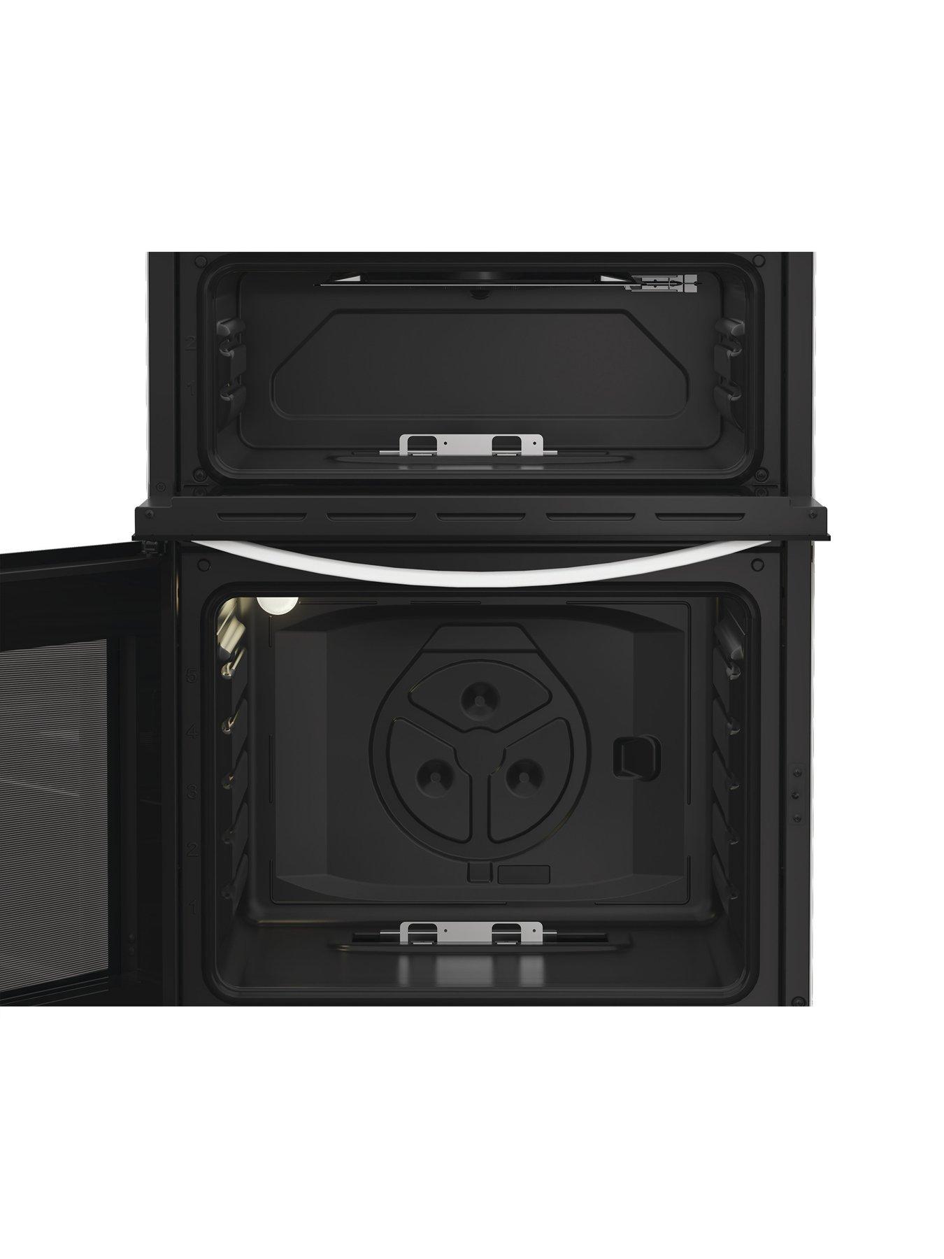 Image 4 of 6 of Indesit IDG6GW - Gas Double Cooker - White