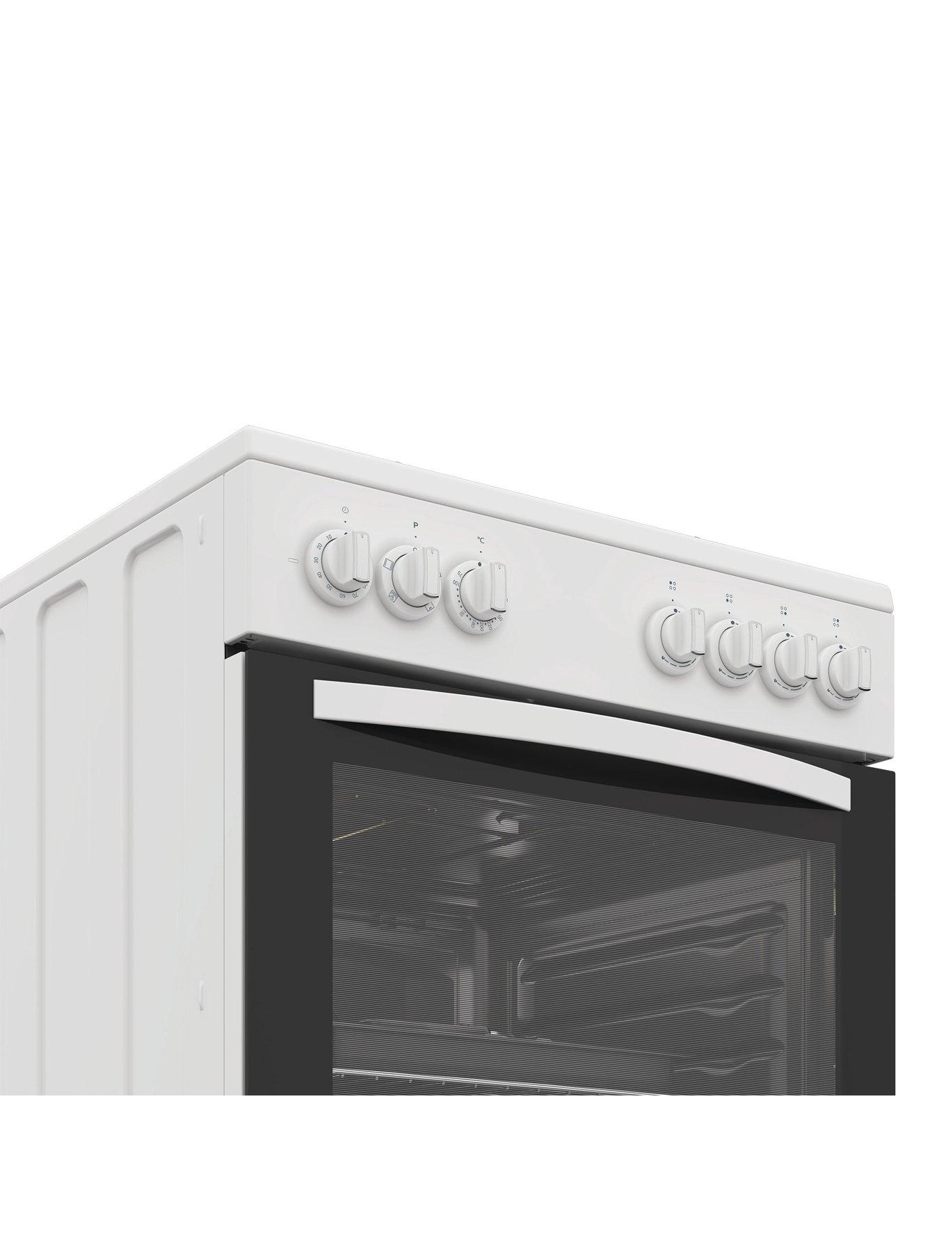 Image 2 of 6 of Indesit I6G3PMW/UK - Gas Single Cooker - White