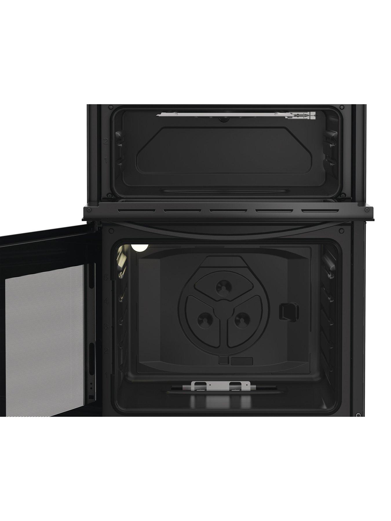 Image 3 of 5 of Indesit ITG6GB - Gas Twin Cooker - Black