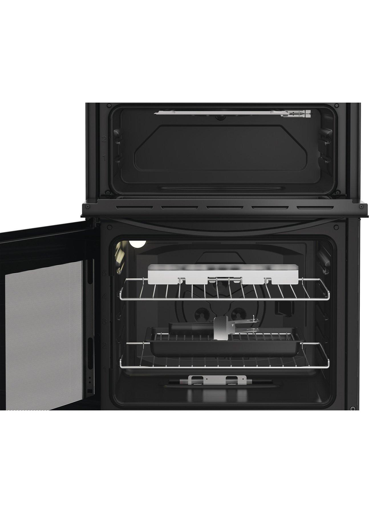 Image 5 of 5 of Indesit ITG6GB - Gas Twin Cooker - Black