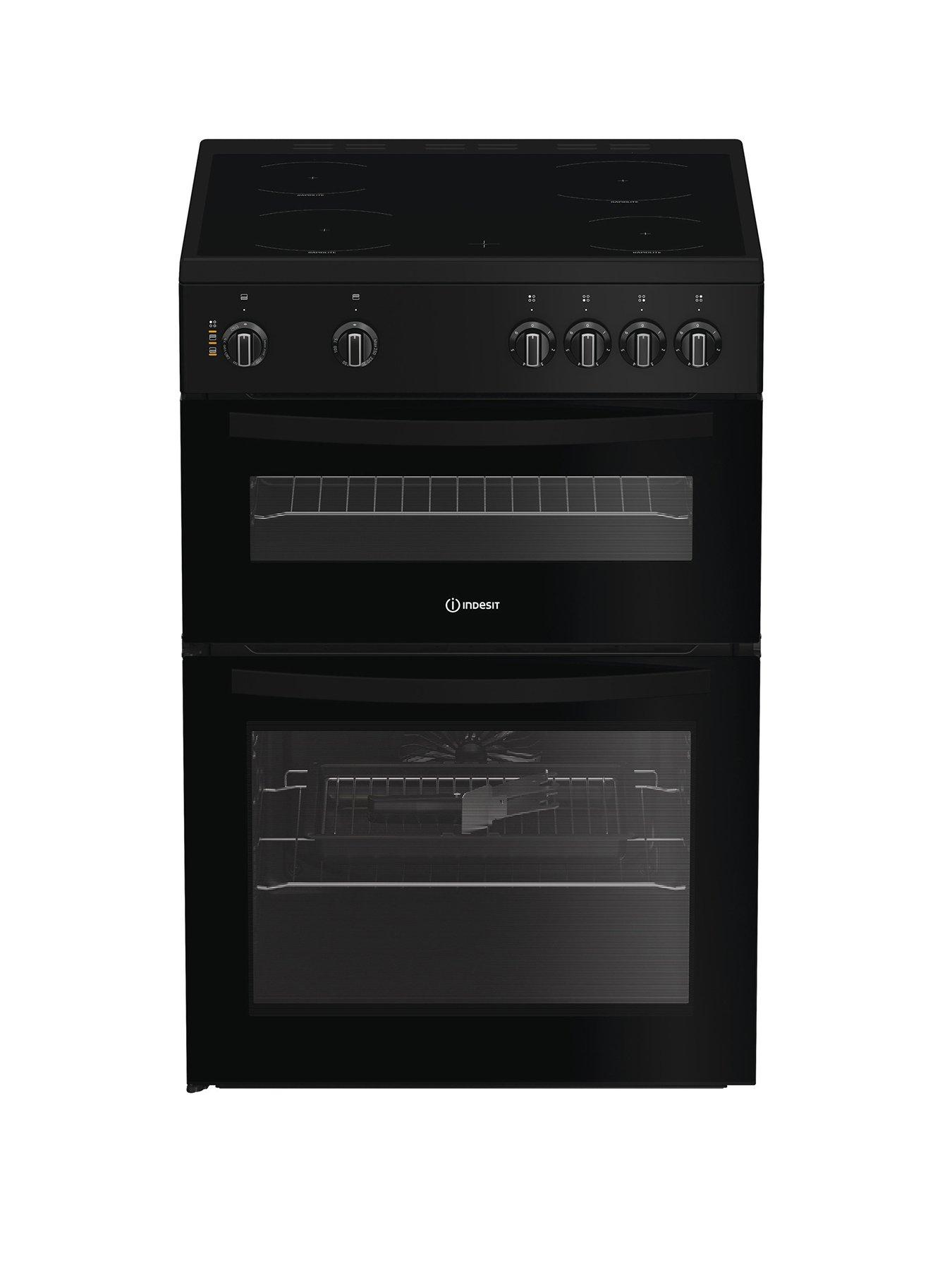 indesit-ide6vmb-electric-double-cooker-black