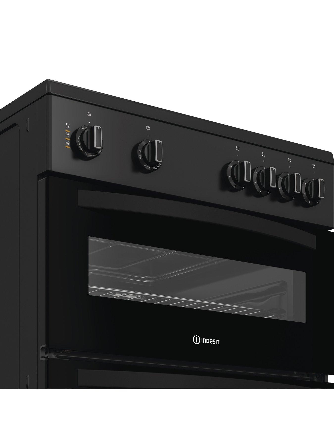 Image 3 of 6 of Indesit IDE6VMB - Electric Double Cooker - Black