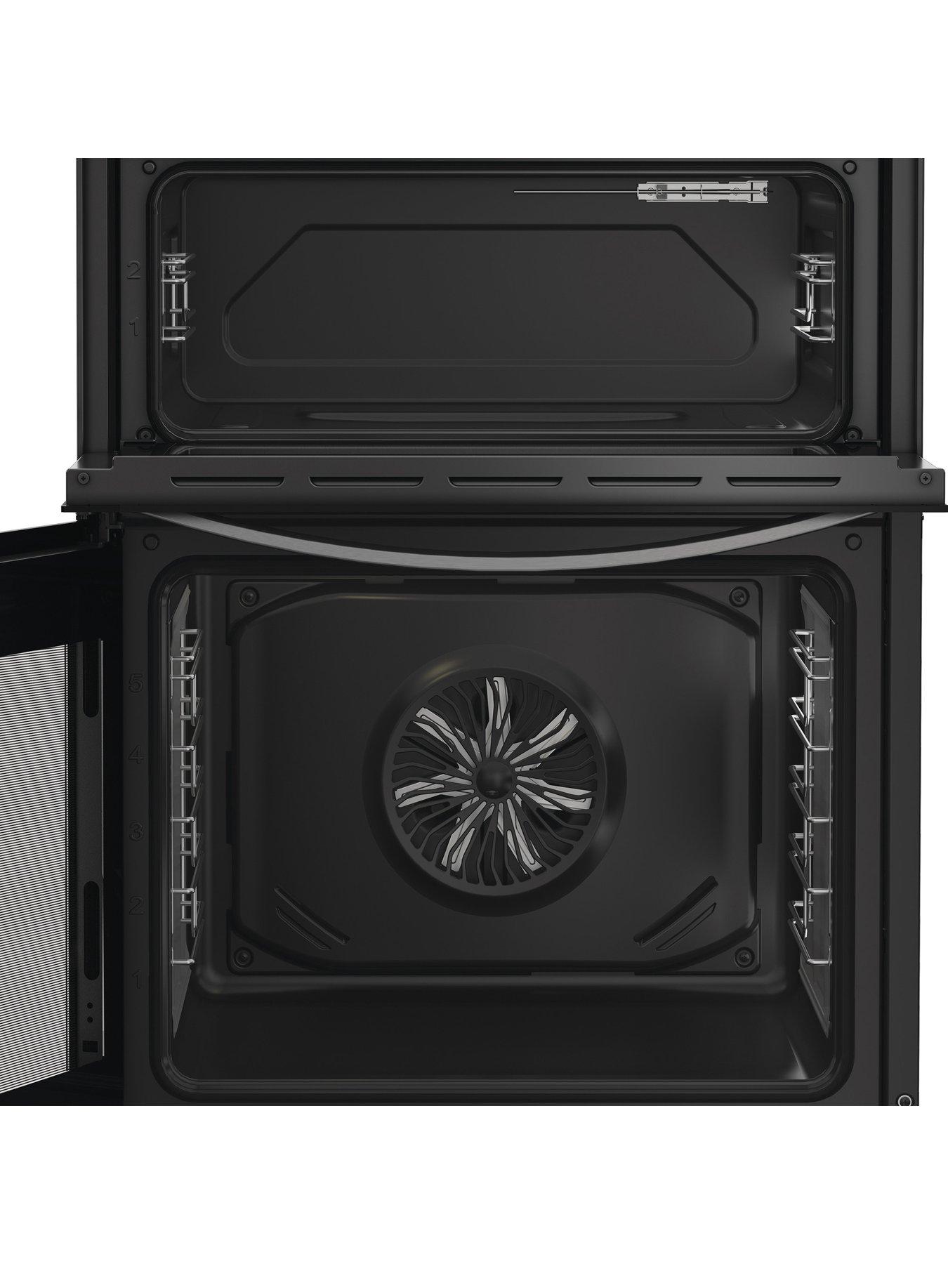 Image 4 of 6 of Indesit IDE6VDCS1 - Electric Double Cooker - Silver