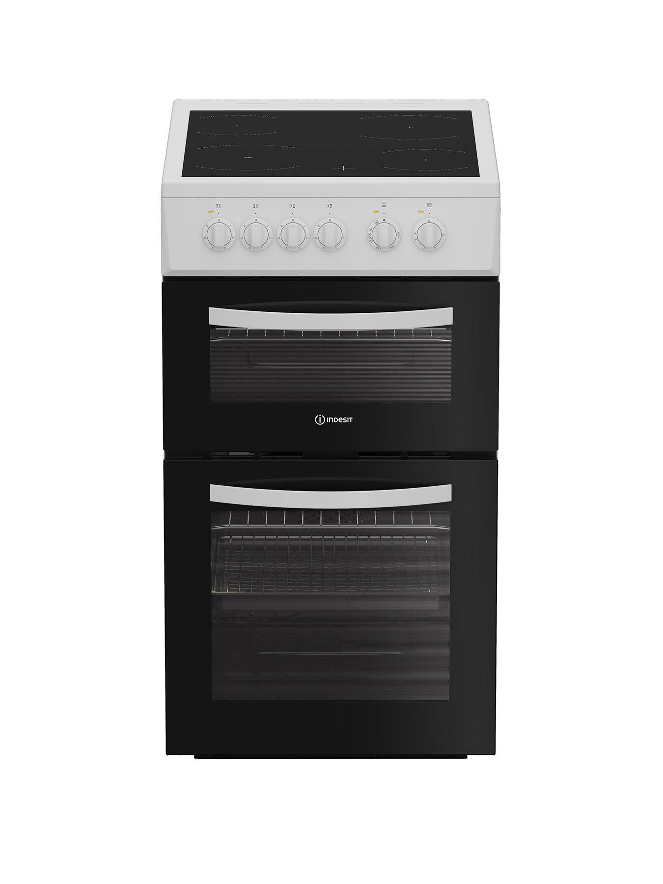 Indesit ITE5VMW - Electric Twin Cooker - White