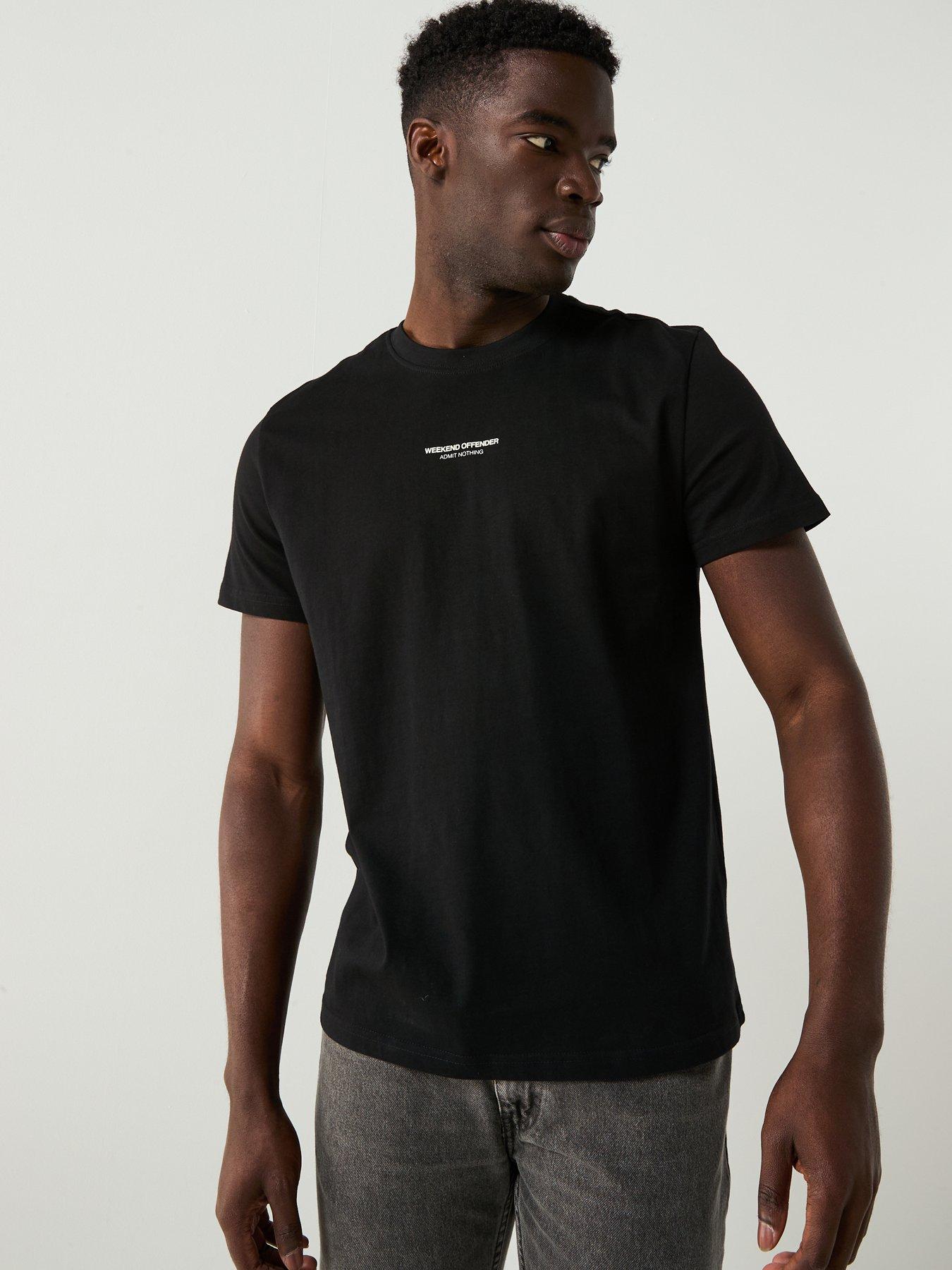 undefined Exclusive CD Back Graphic T-Shirt - Black