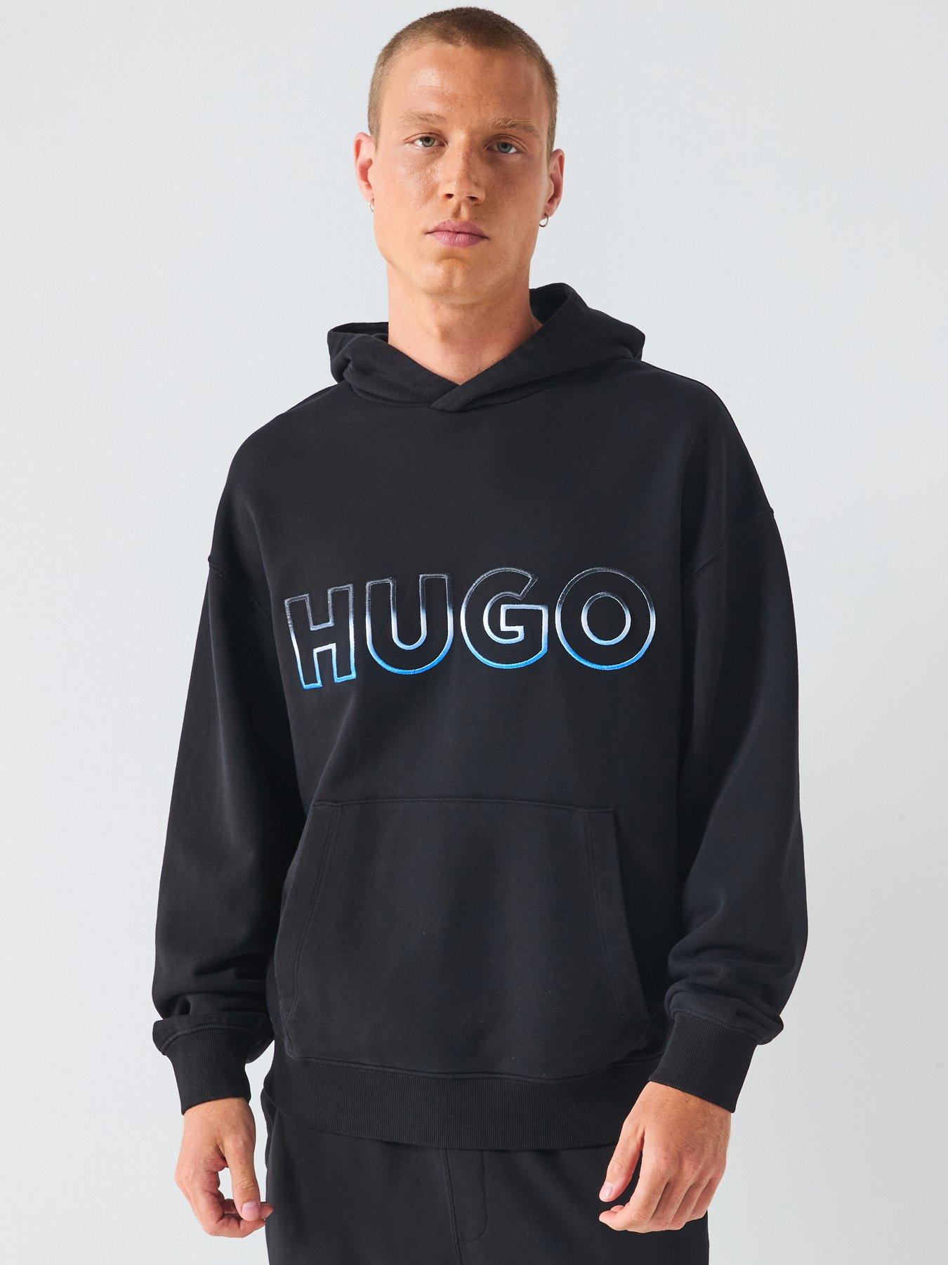 HUGO Nogudi Regular Fit Overhead Hoodie - Black