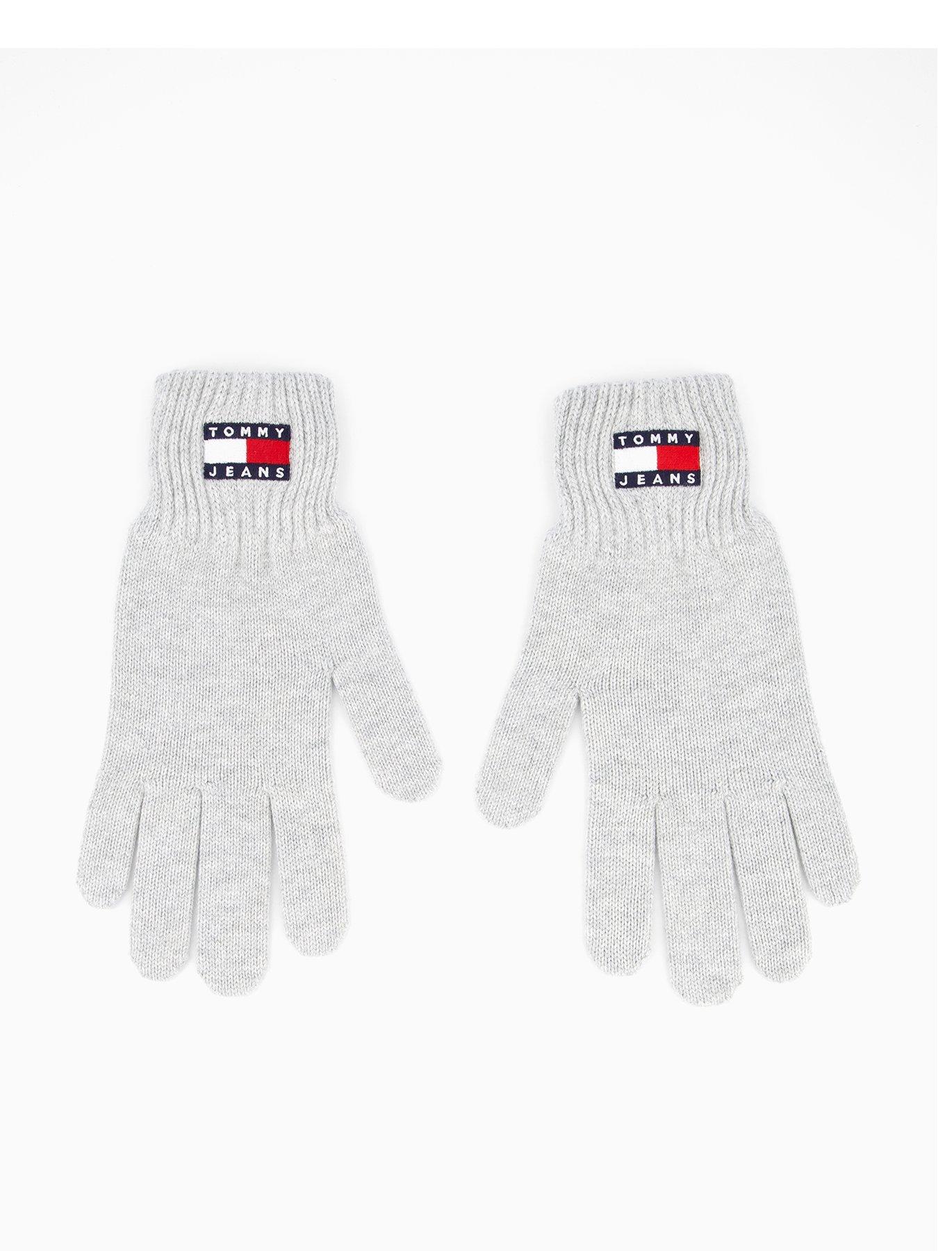 Tommy Jeans Heritage Gloves With Logo - Grey