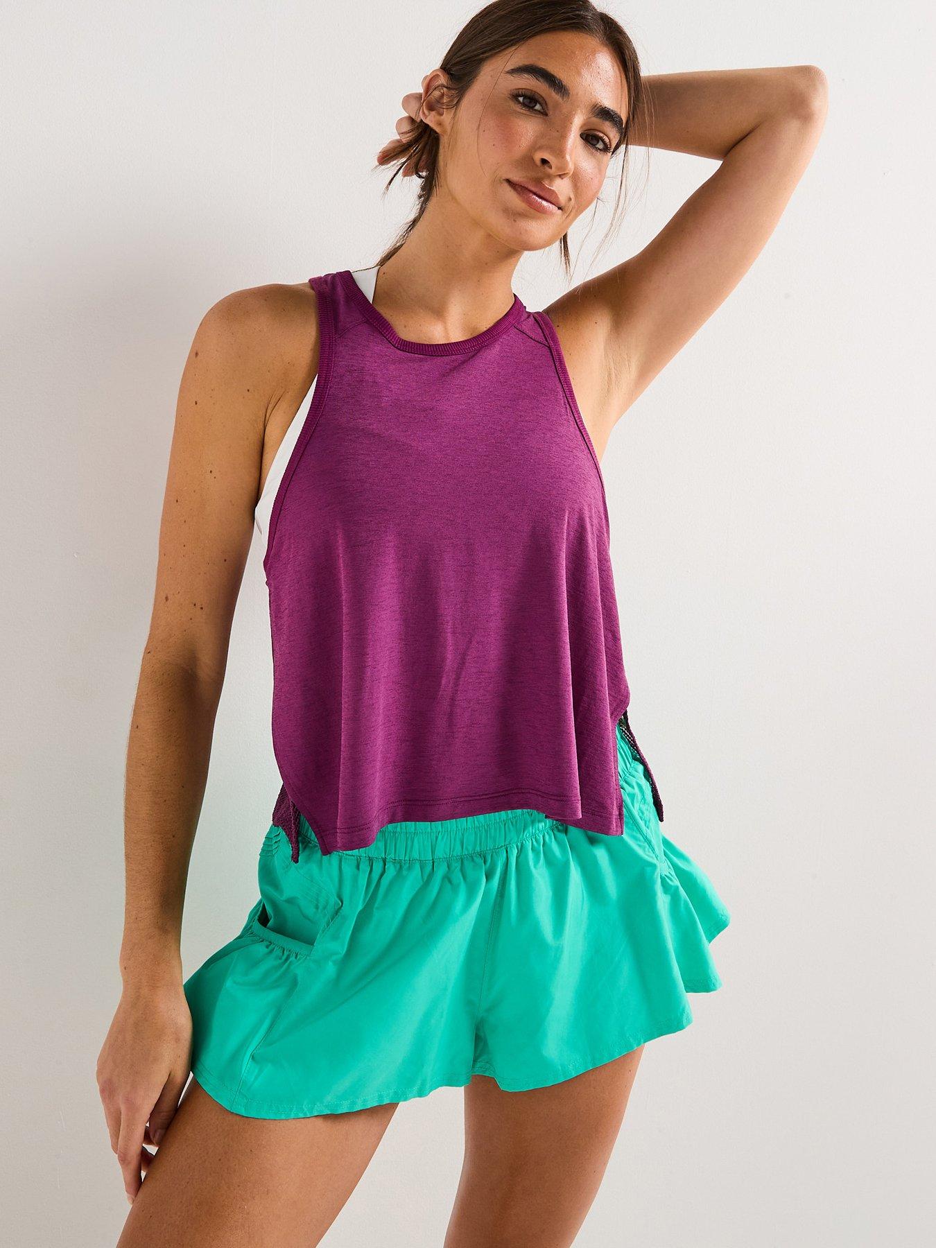undefined Womens Training Tempo Flash Finish Tank - Purple