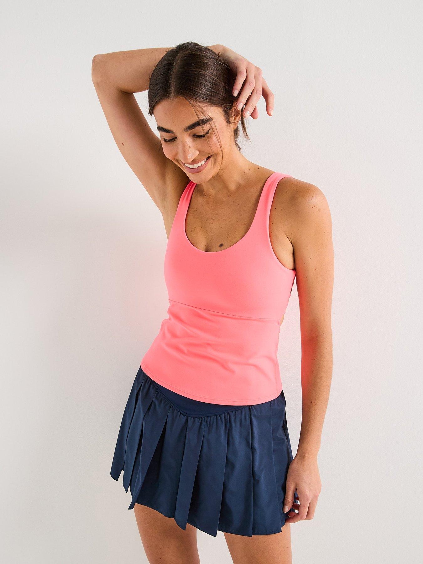 FP Movement Womens Training Never Better Long Tank - Orange