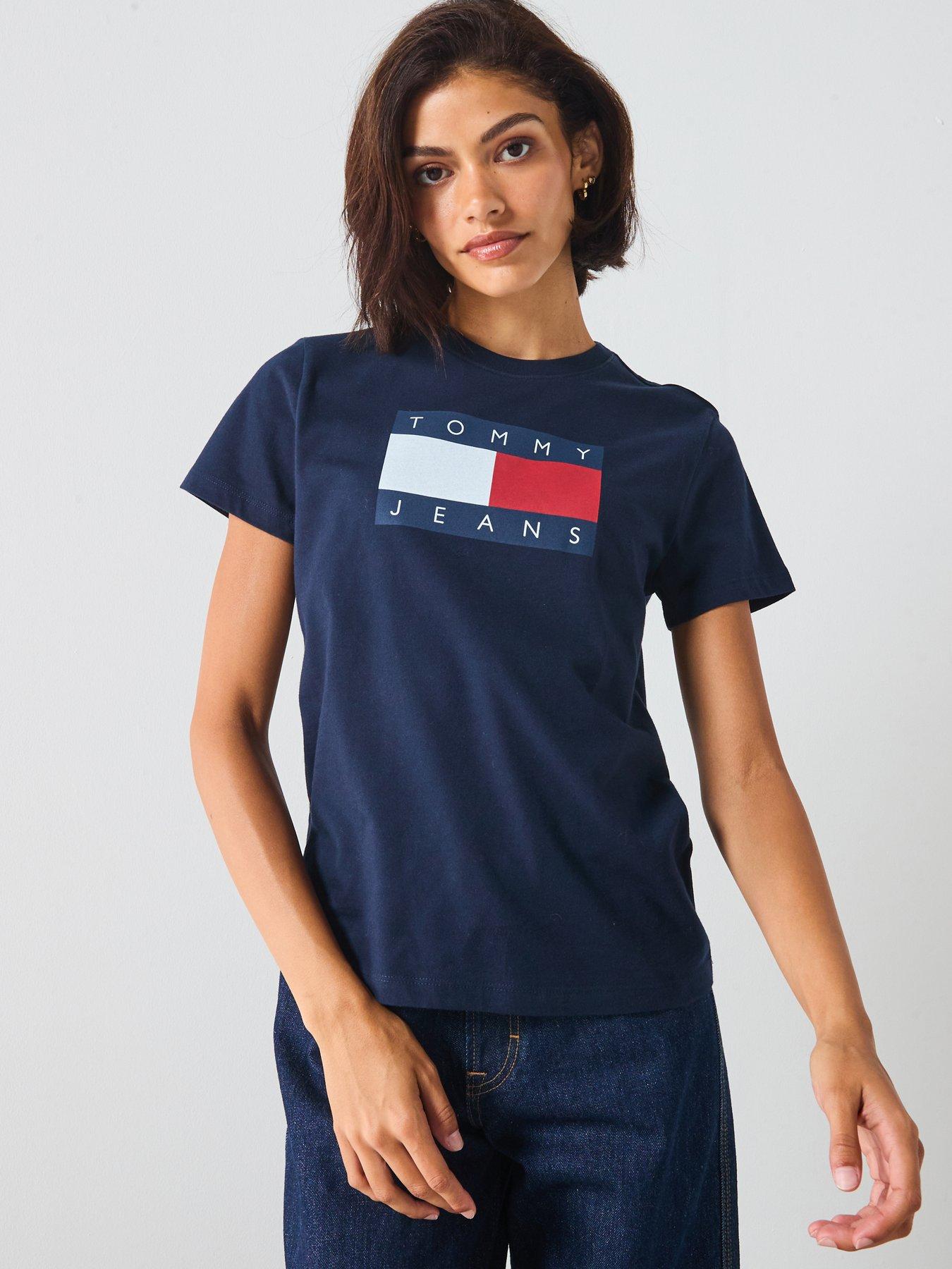 undefined Flag Short Sleeve T-Shirt - Blue