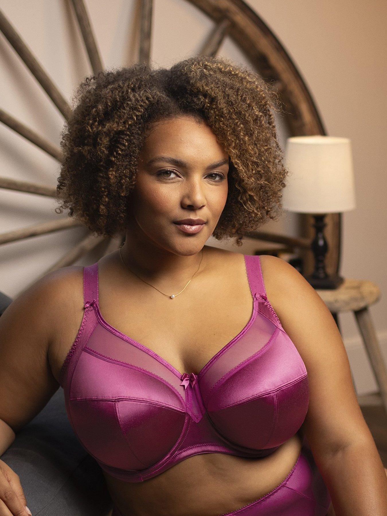 Goddess Keira Underwired Bra, Pink, Size 42F, Women