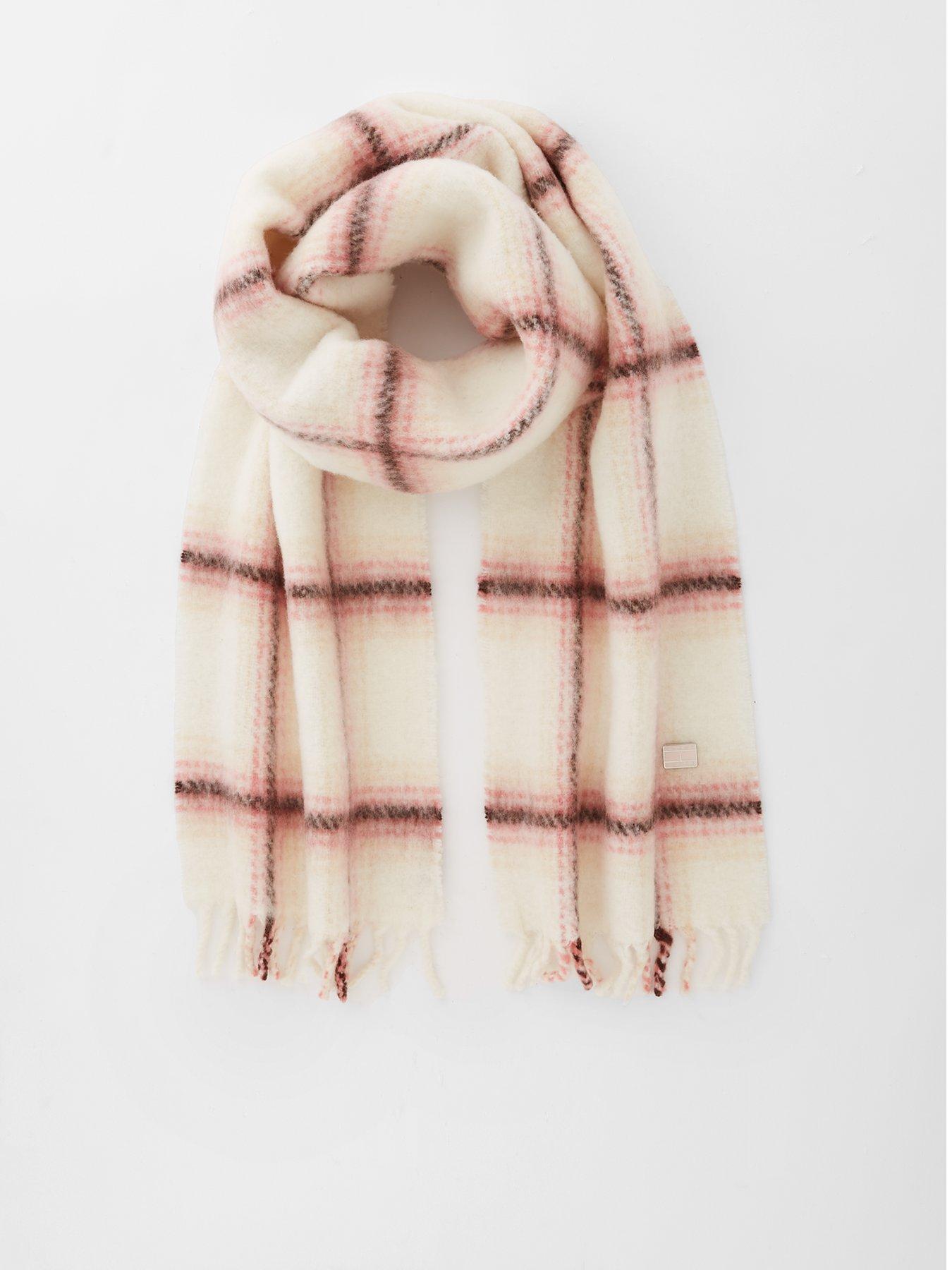 Tommy Jeans Heritage Check Scarf - Pink