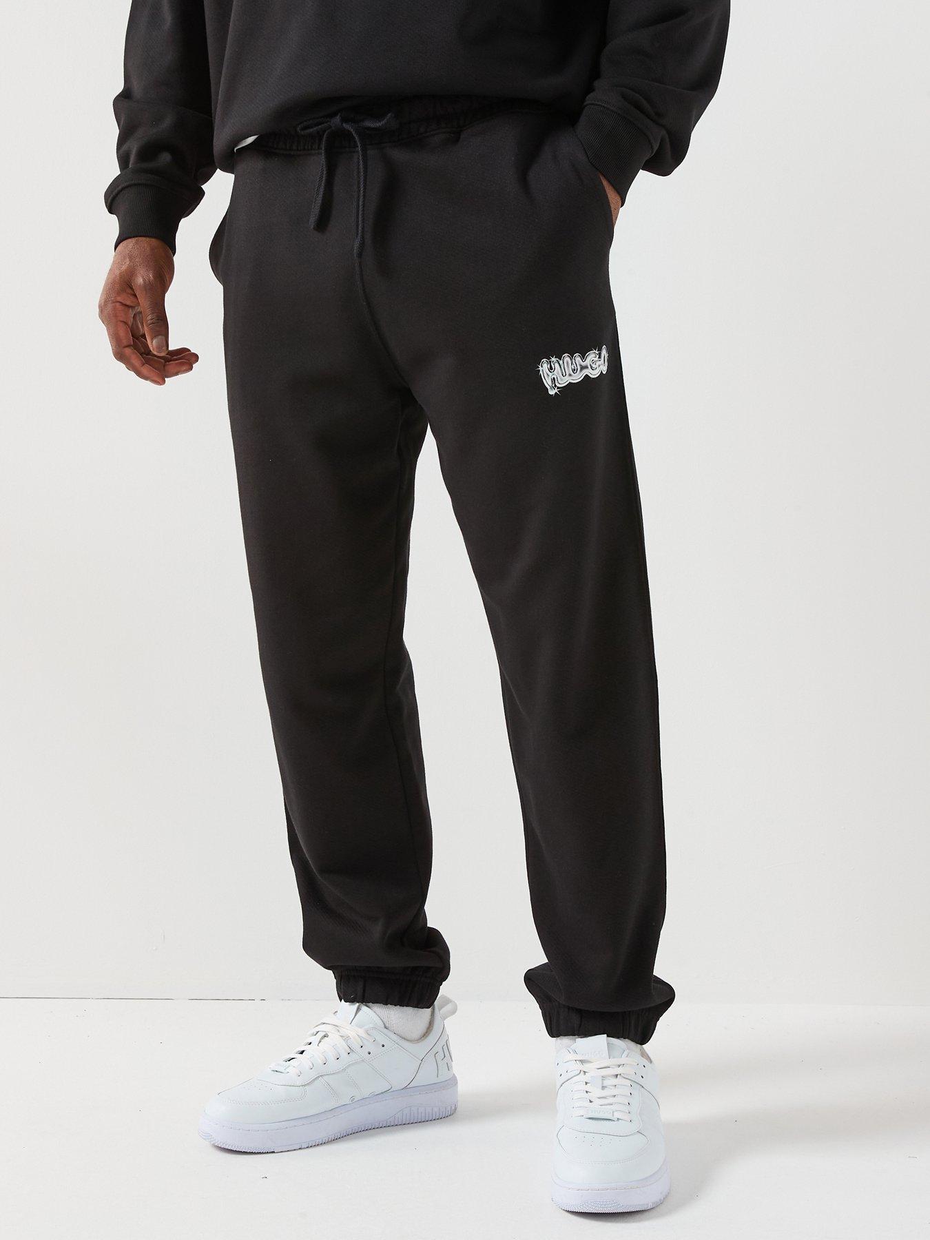 HUGO Hugo Nyrotro Loose Fit Sweat Joggers - Black