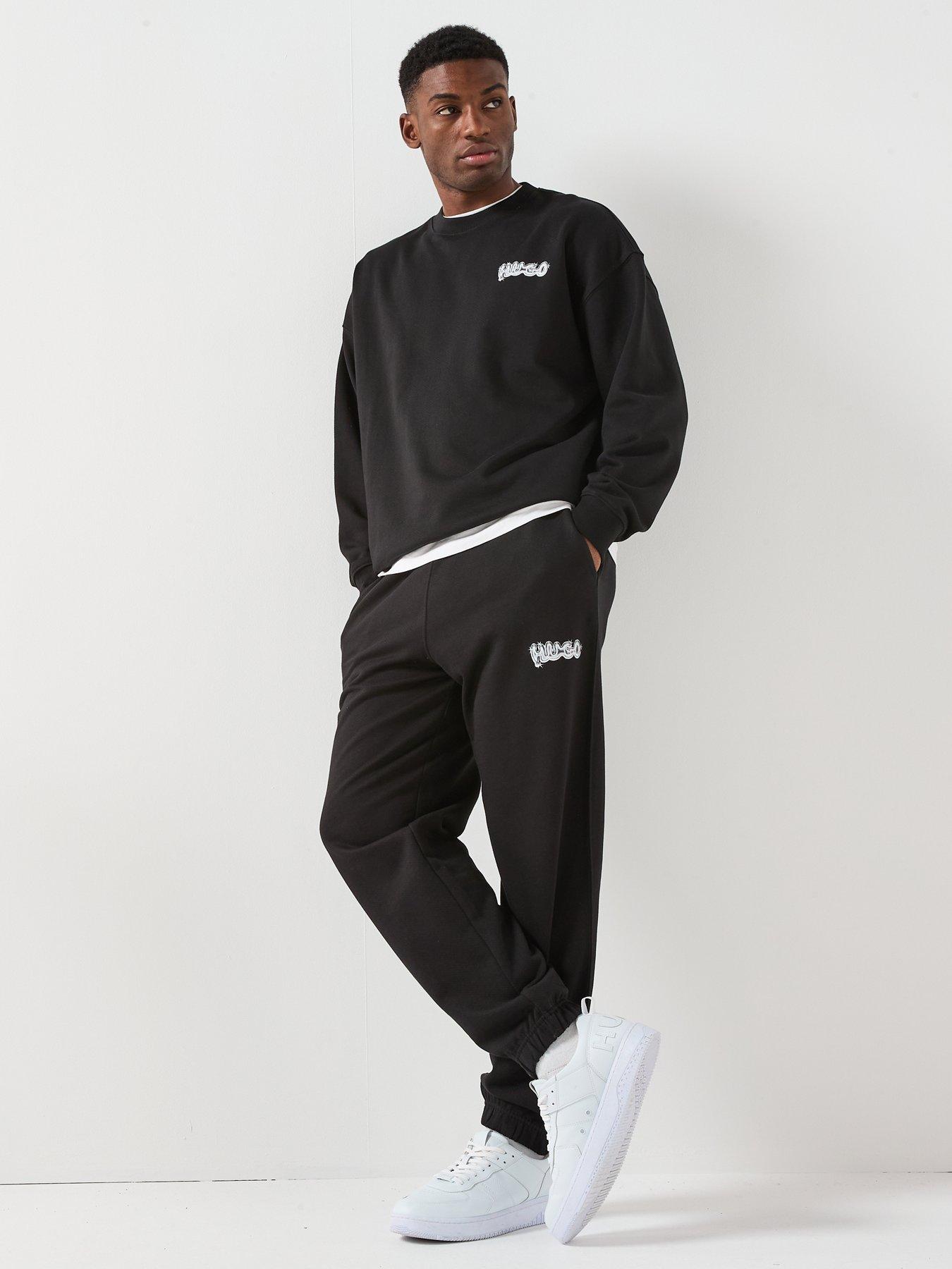 Image 5 of 5 of HUGO Nyrotro Loose Fit Sweat Joggers - Black