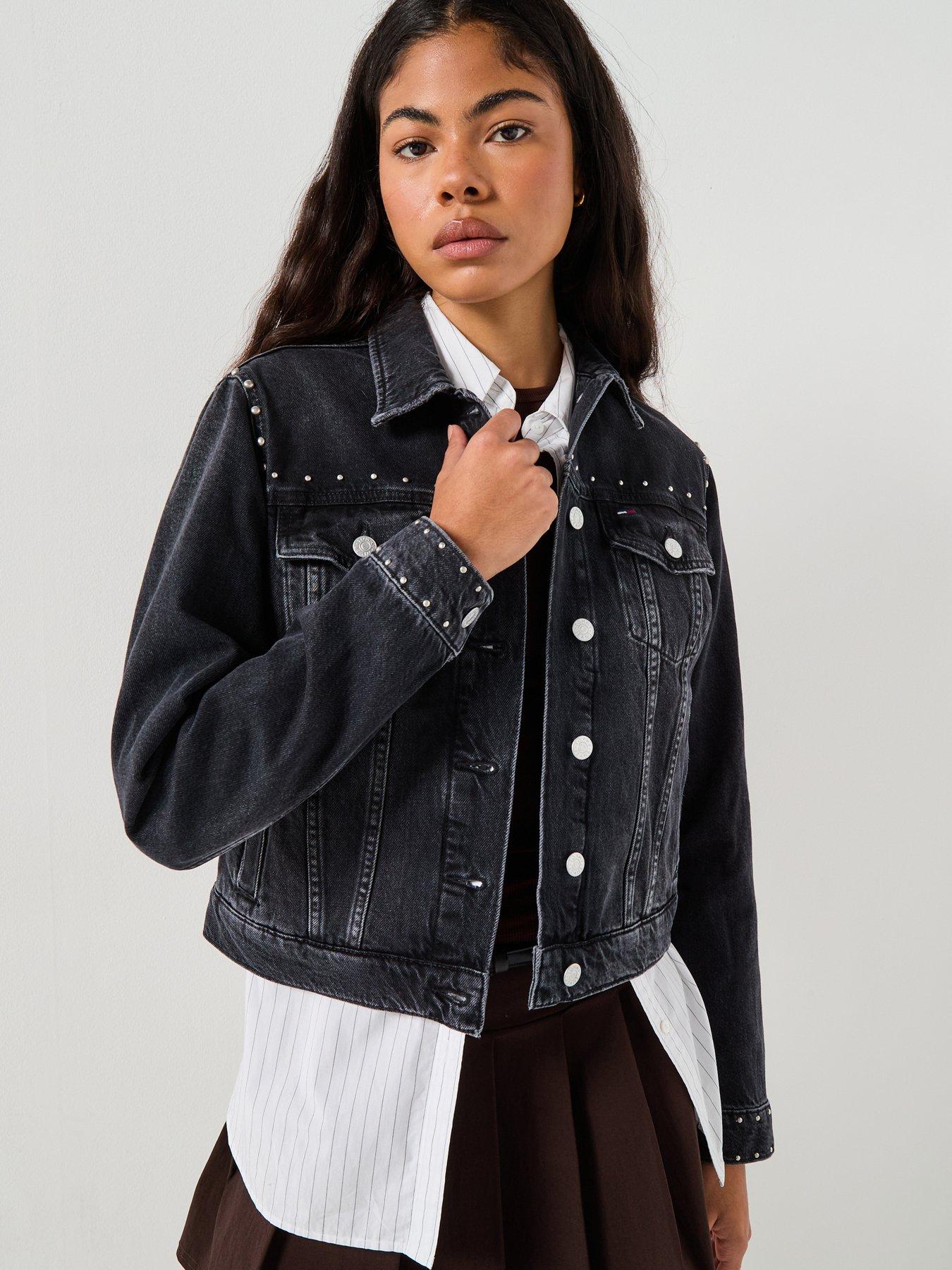 Tommy Jeans Trucker Denim Jacket - Black