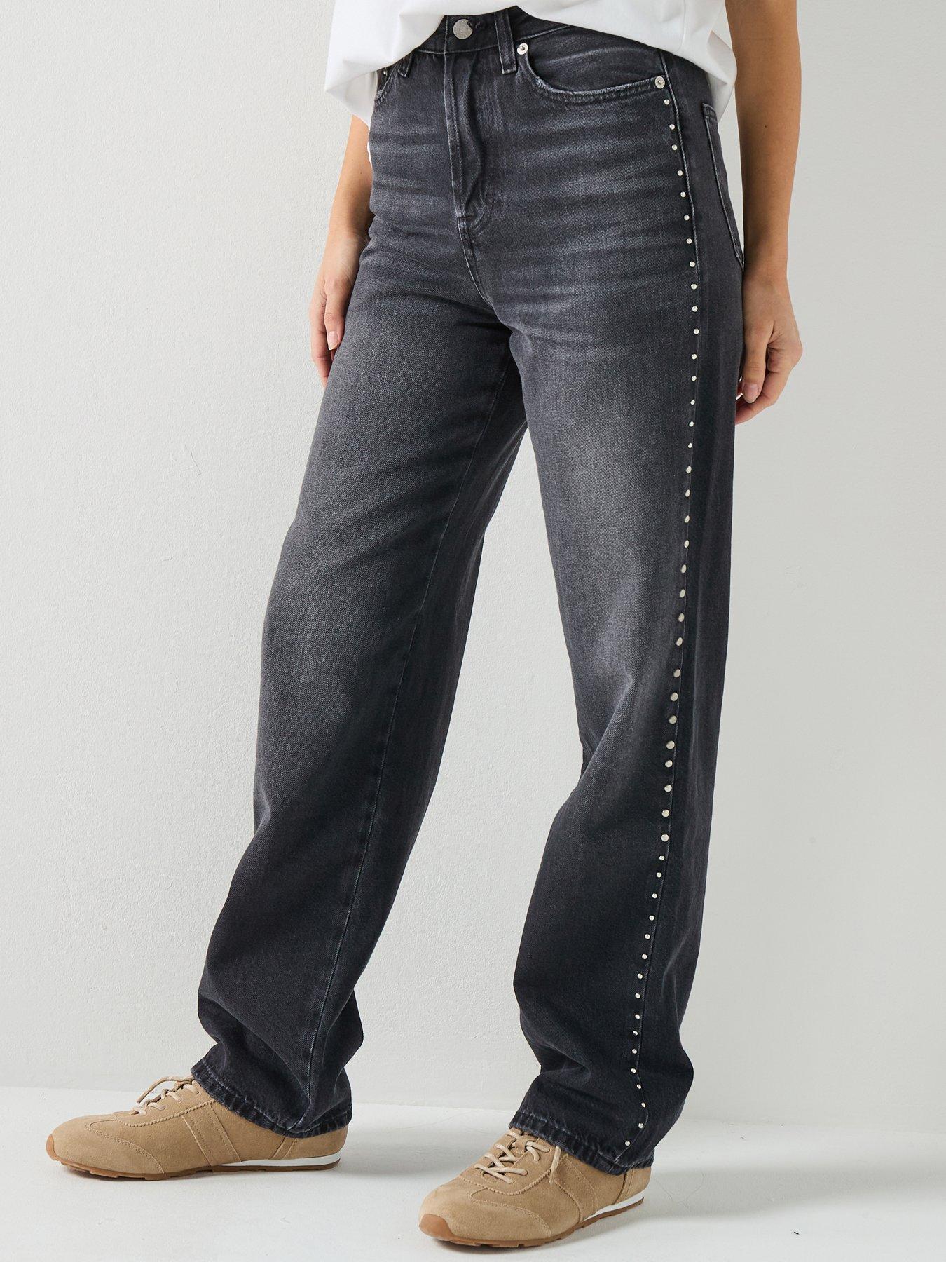 Tommy Jeans Slim Straight Leg Jean - Black