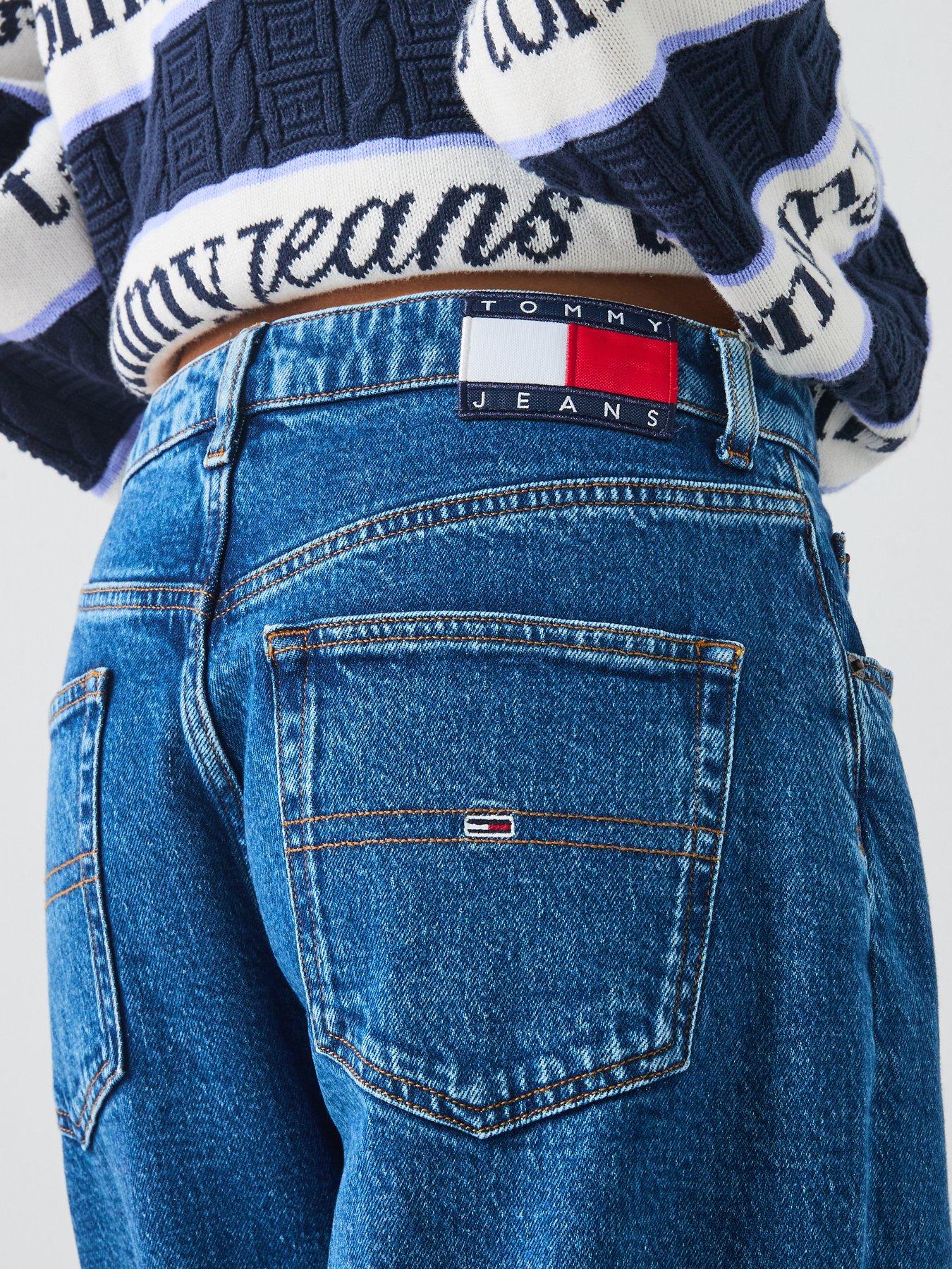 Image 5 of 6 of Tommy Jeans Loose Wide Leg Jeans - Blue