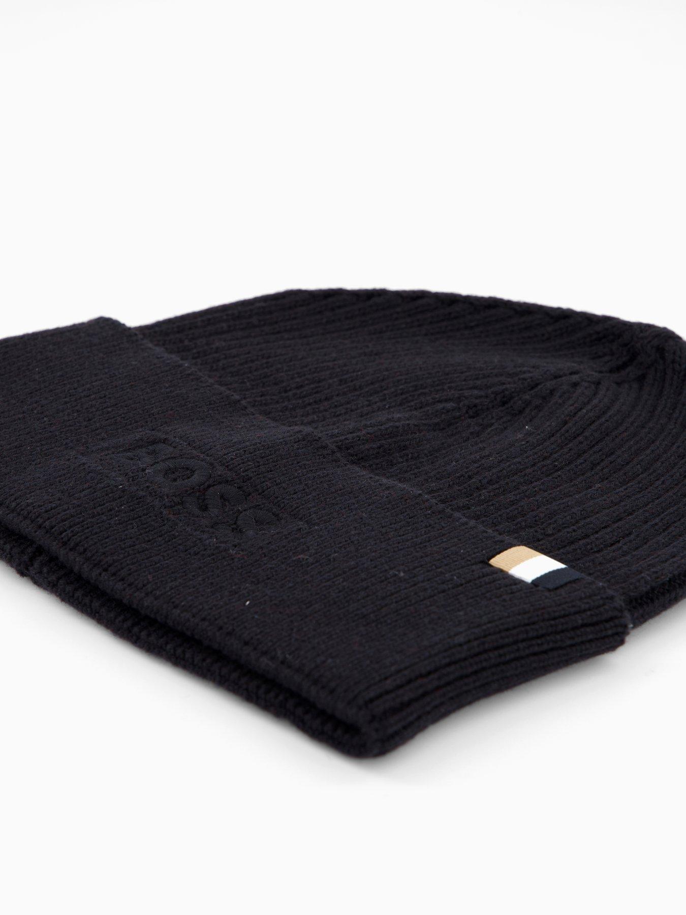 Image 4 of 4 of BOSS Beanie Hat - Navy