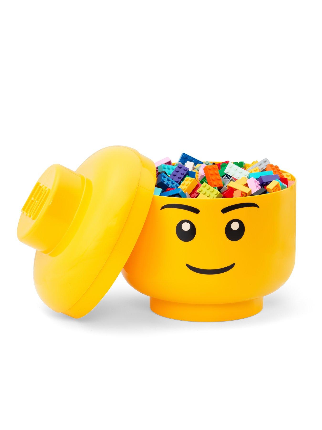 Image 3 of 6 of LEGO Set Of 2 Storage Heads Small And Large - Boy