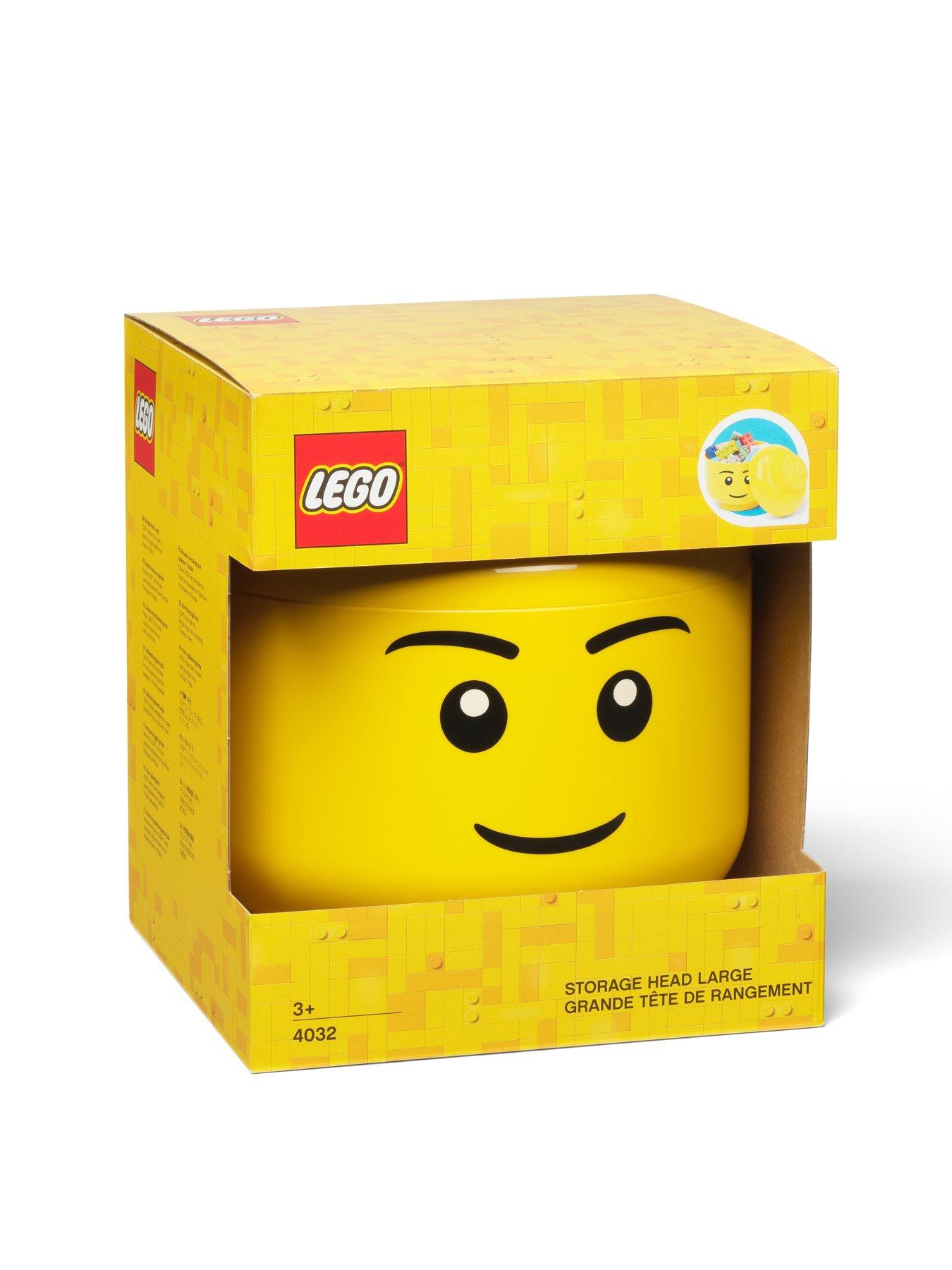 Image 5 of 6 of LEGO Set Of 2 Storage Heads Small And Large - Boy