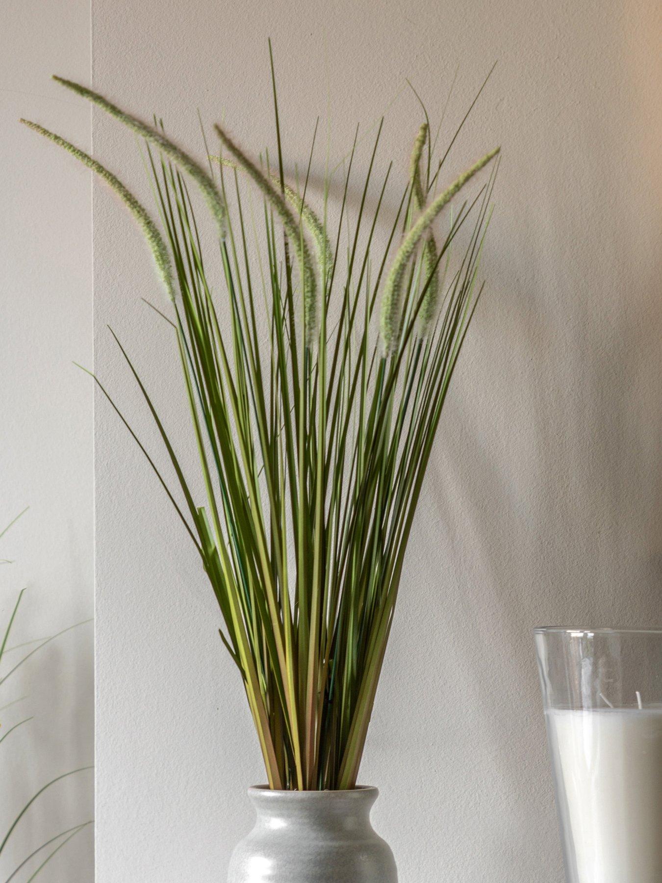 undefined Potted Grass With Feathered Wildflower