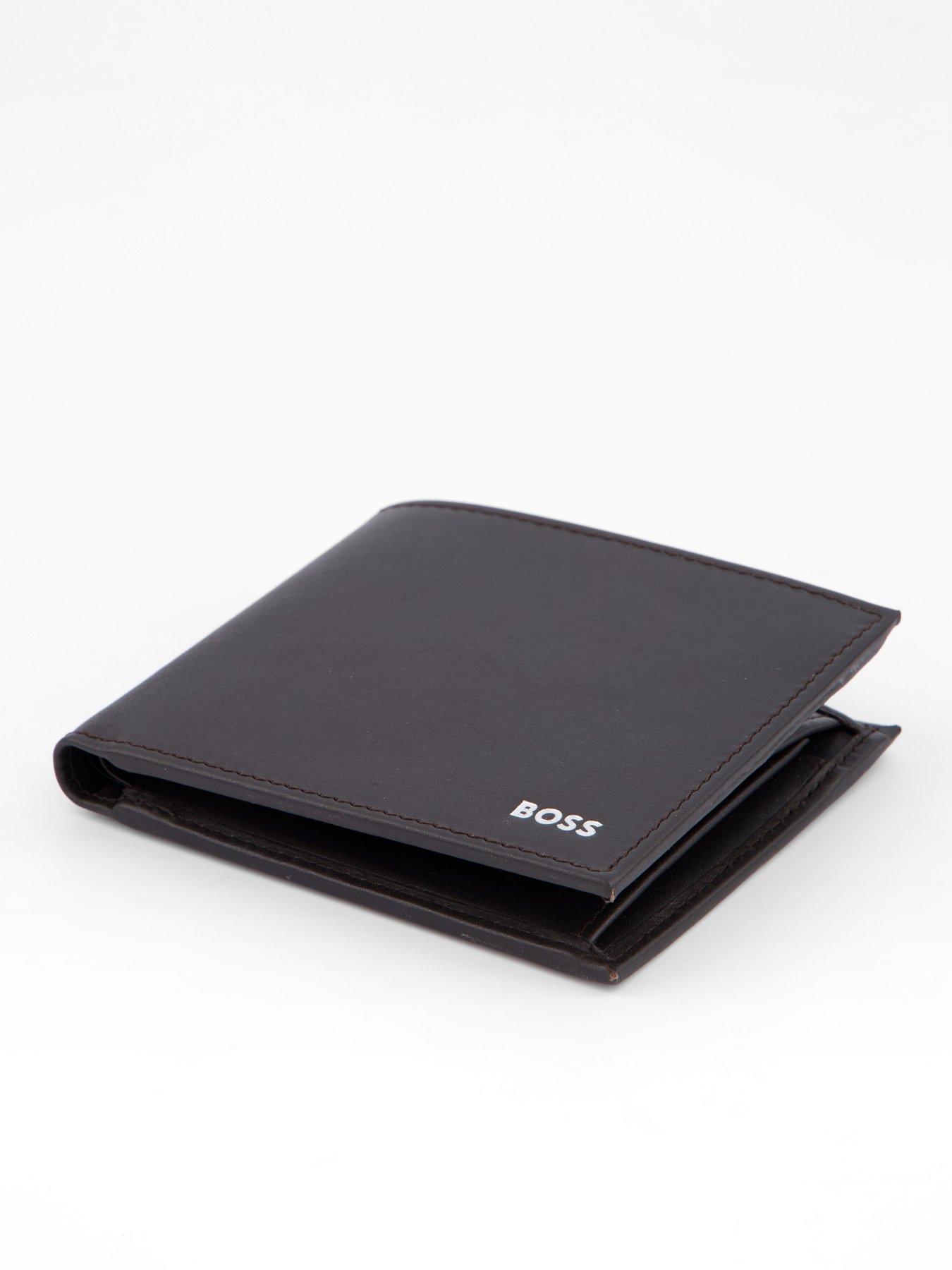 Image 4 of 4 of BOSS Randy 4Cc Leather Wallet With Coin Pocket - Brown