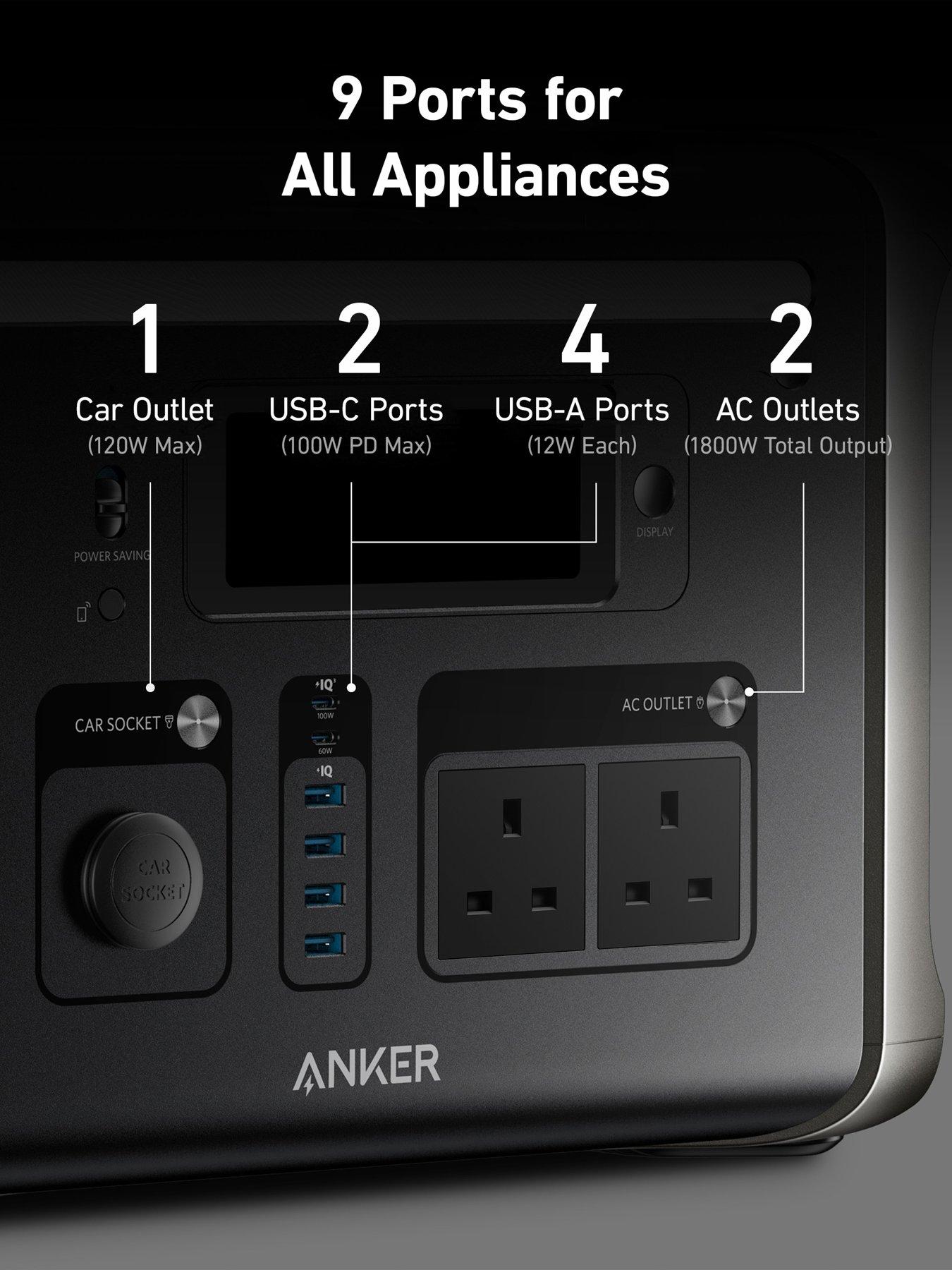Image 6 of 7 of Anker SOLIX F1500 1,536Wh 1800W Portable Power Station