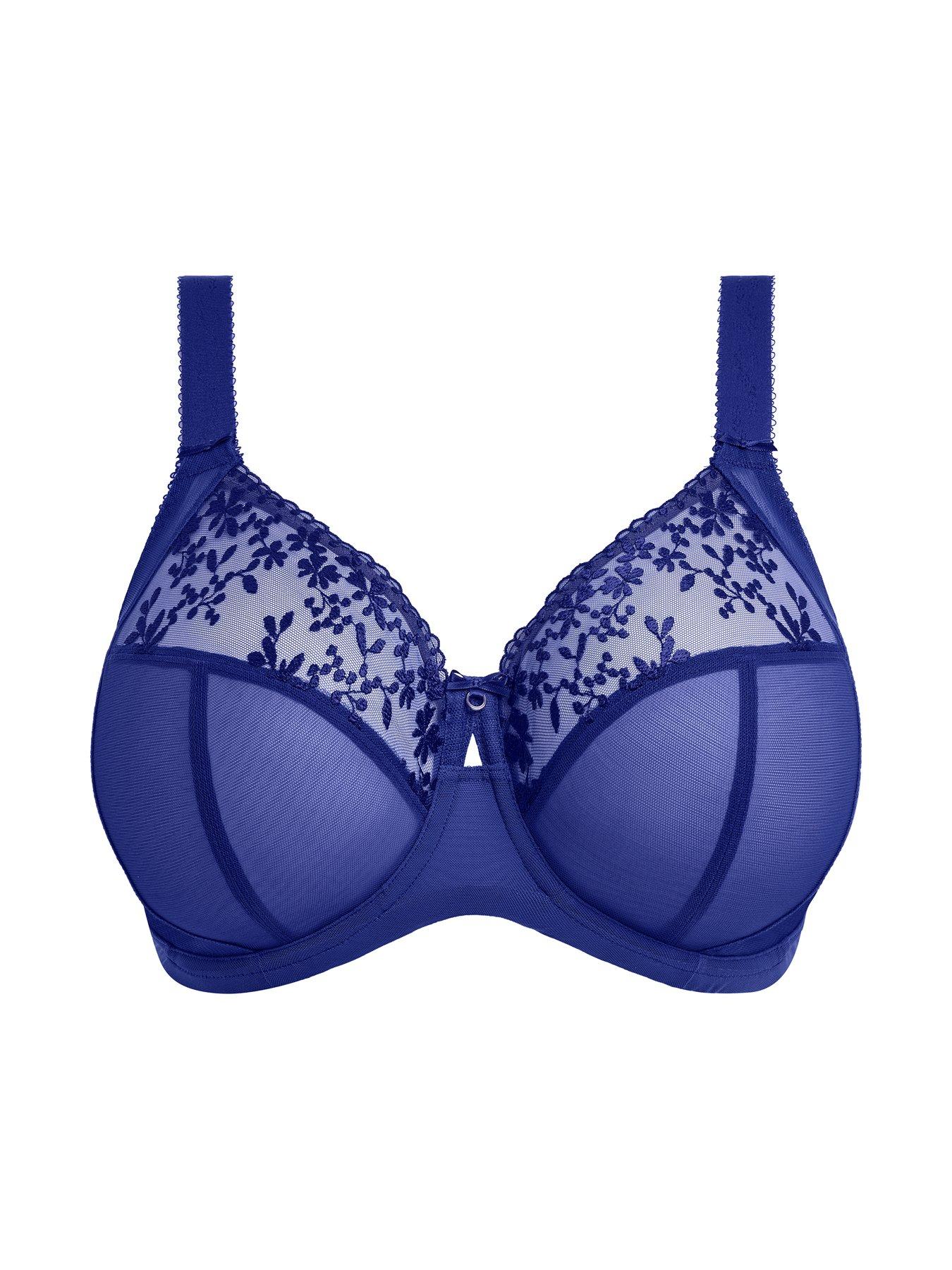 Image 4 of 4 of Elomi Zarla Underwire Bra - Sapphire Blue