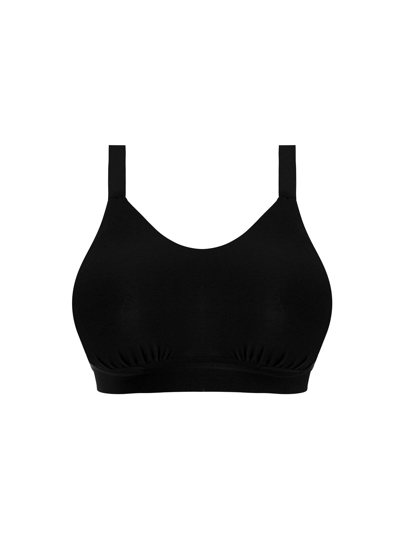 Image 3 of 3 of Elomi Downtime Non Wired Bralette- Black