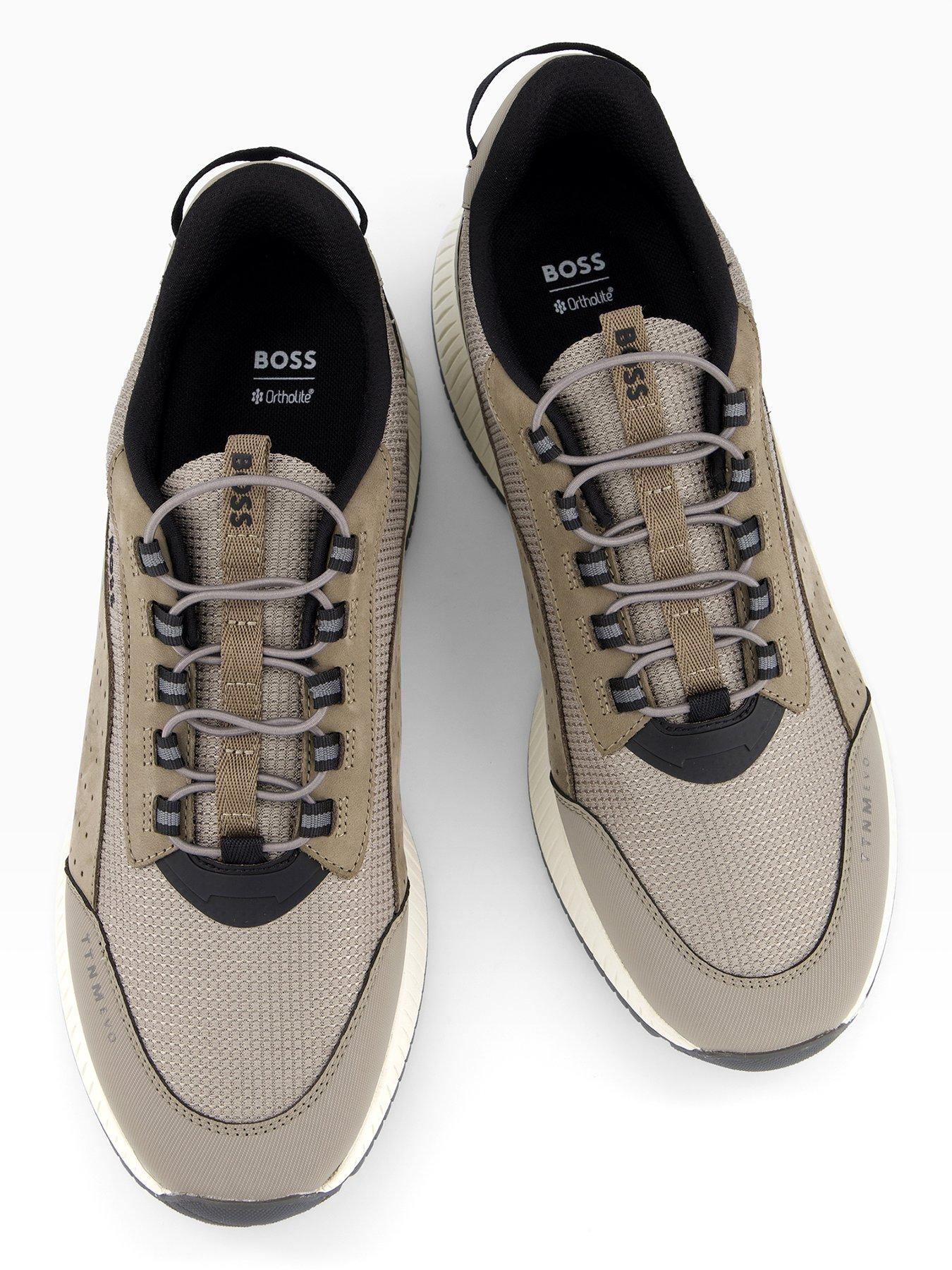 Image 3 of 7 of BOSS Ttnm Evo Knitted Pu/Mesh Runner - Dark Beige