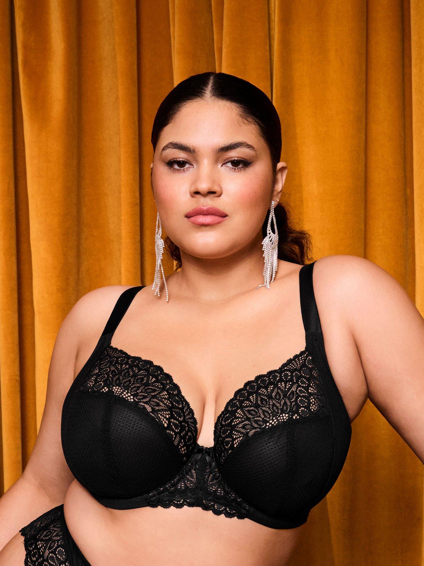 Elomi Tiernie Underwire Plunge Bra - Black