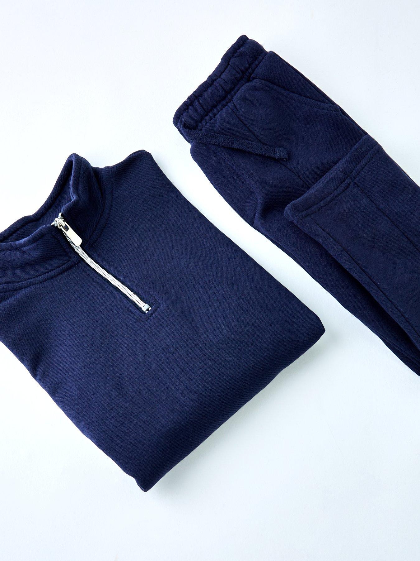 Image 4 of 4 of The Very Collection Boys Smart Sweat Set - Navy