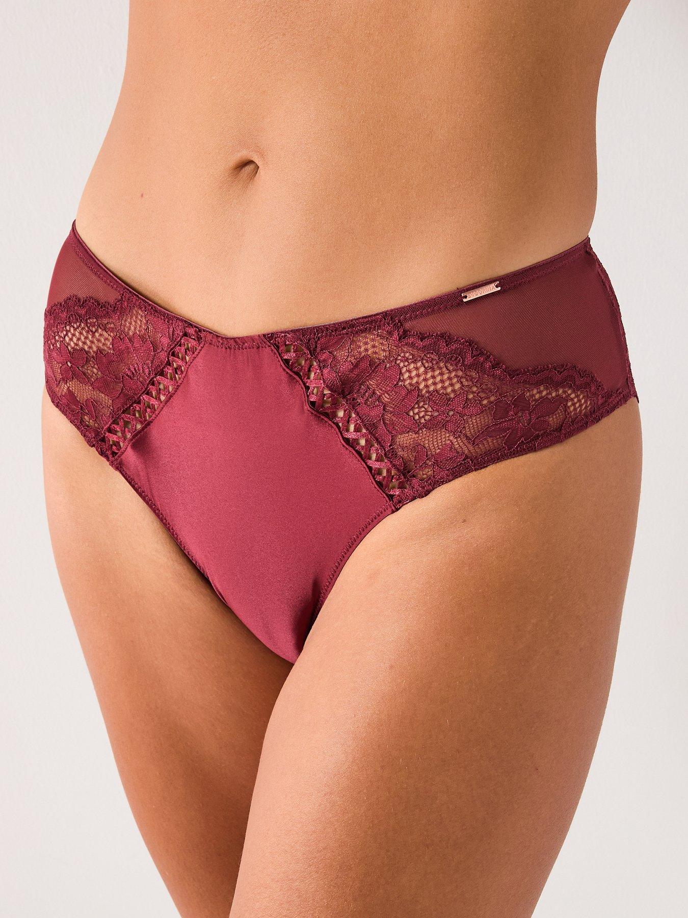 DORINA Lyra Satin Hipster Classic Brief - Red