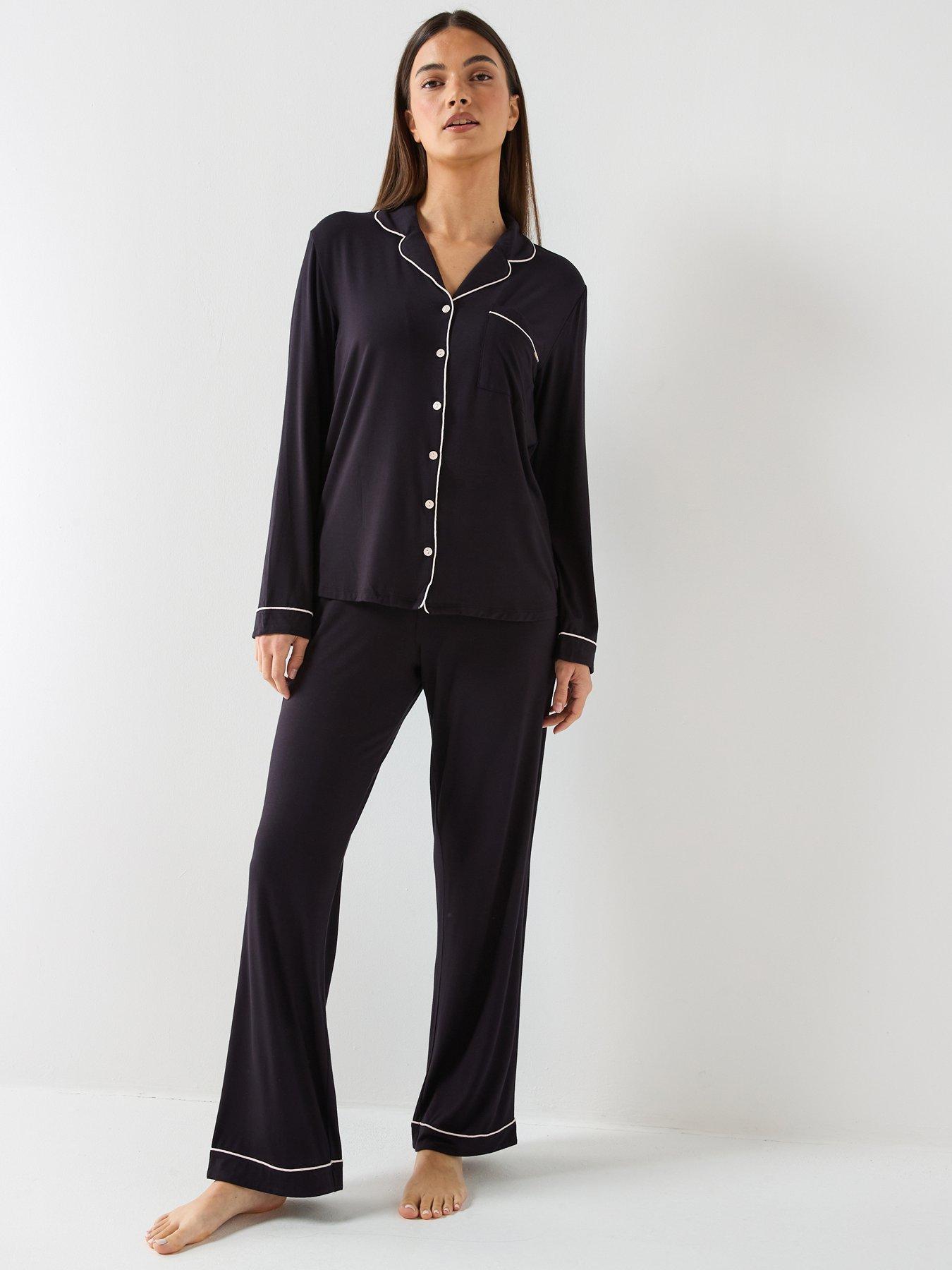 DORINA Charli Pyjama Top And Pants - Black