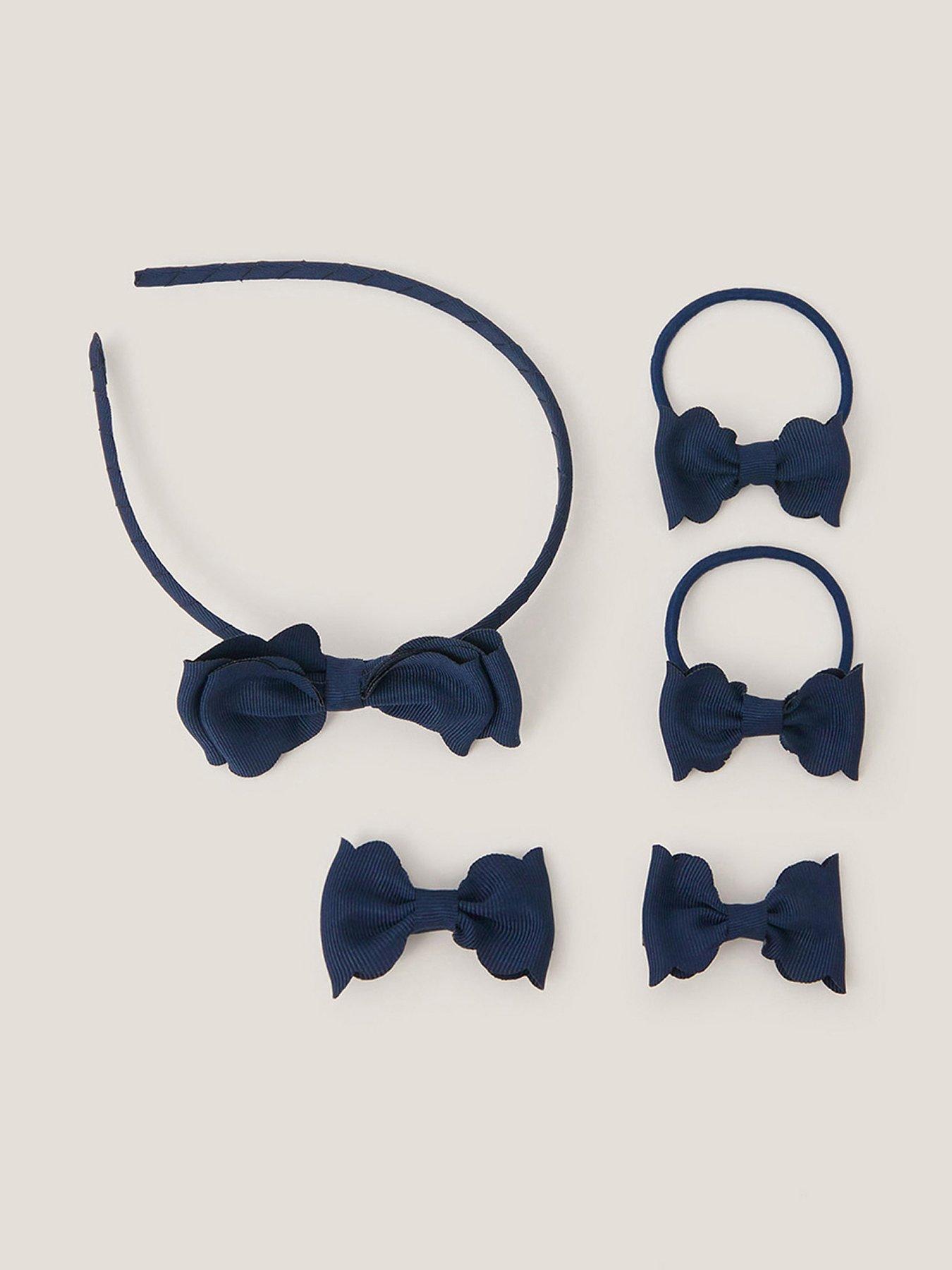 undefined Girls My School Hair Set - Navy