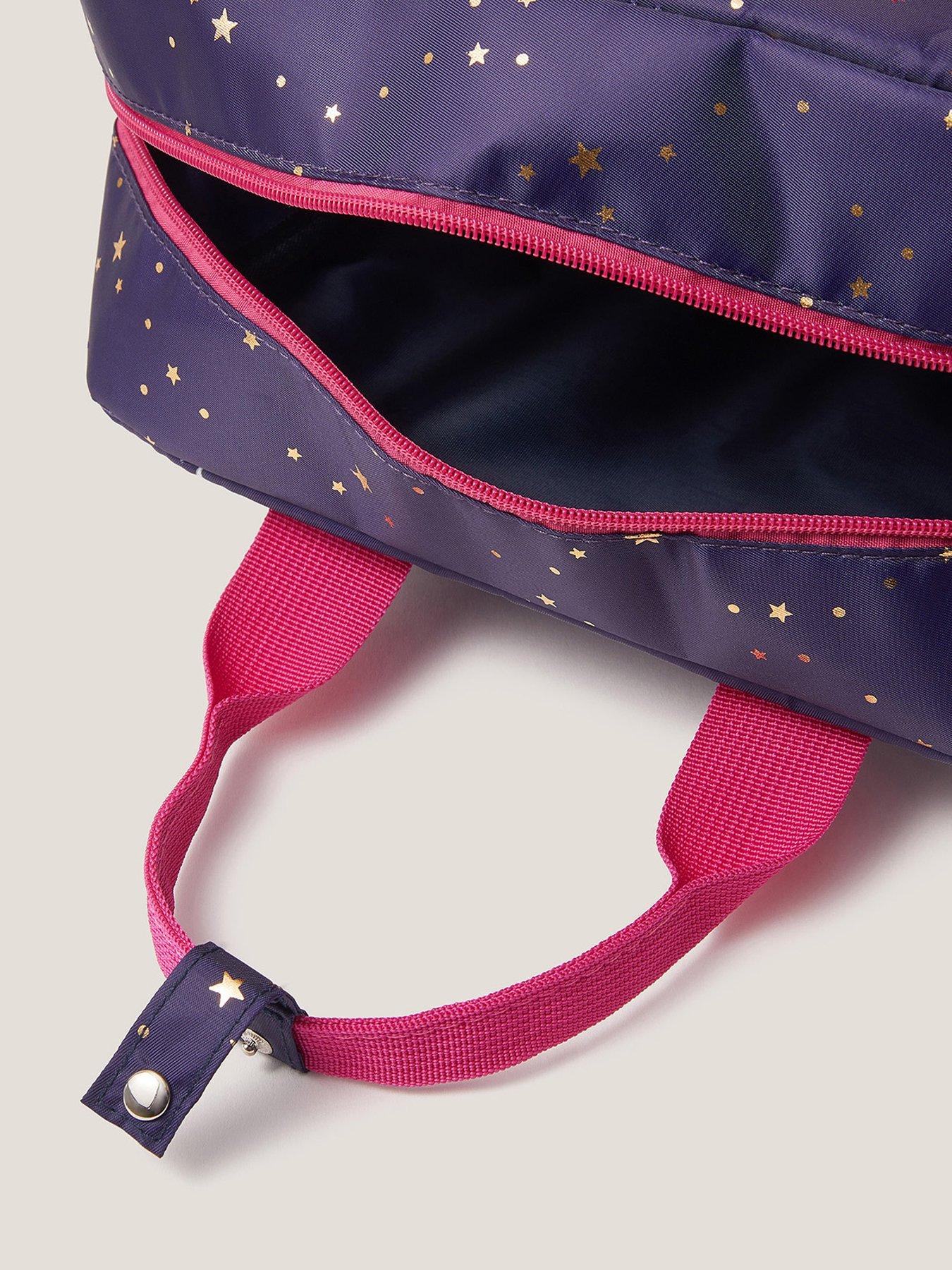 Image 4 of 4 of Monsoon Girls School Floral Backpack - Navy