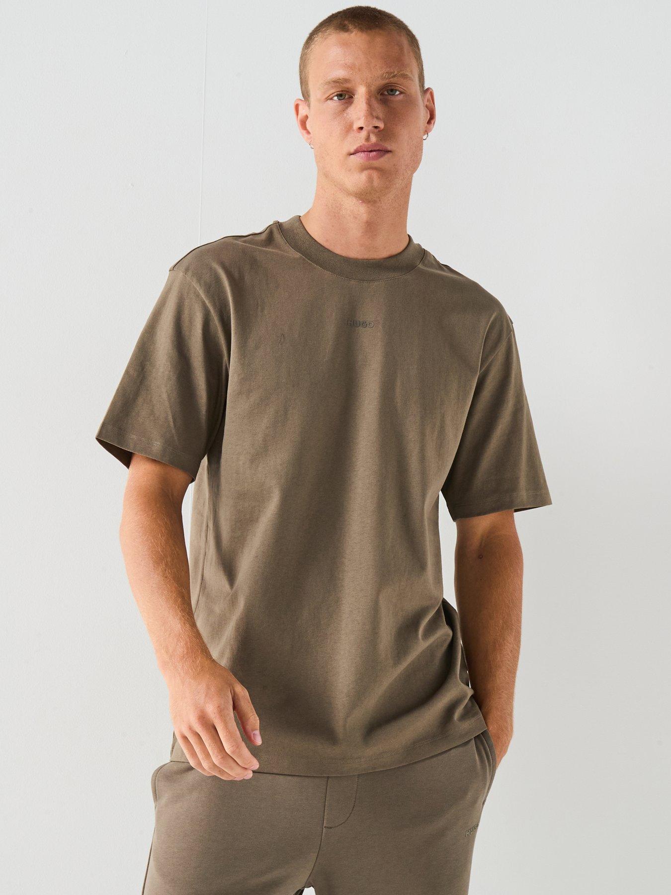 HUGO Dapolino Relaxed Fit T-Shirt - Grey