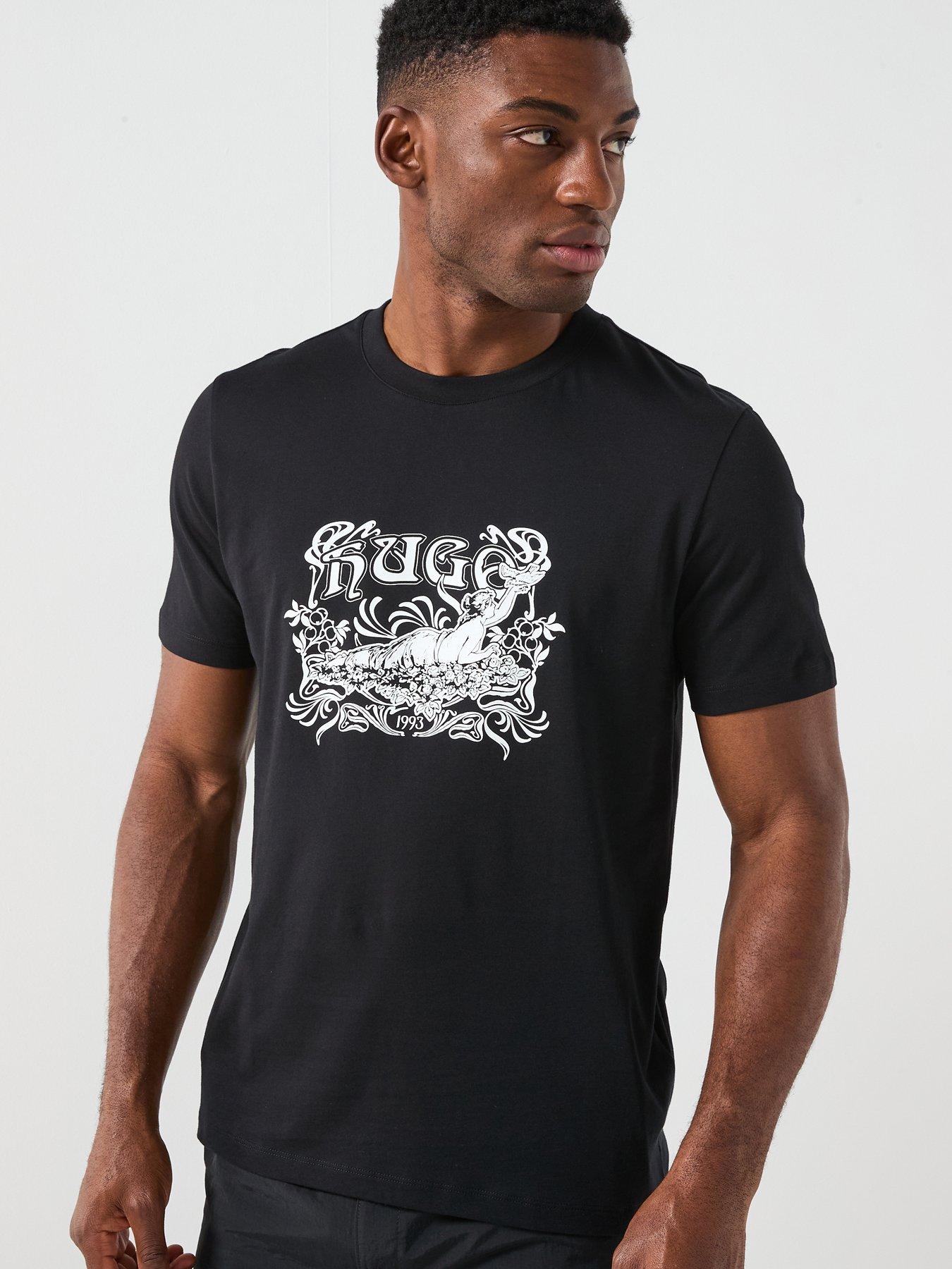 HUGO Diwom Regular Fit T-Shirt - Black