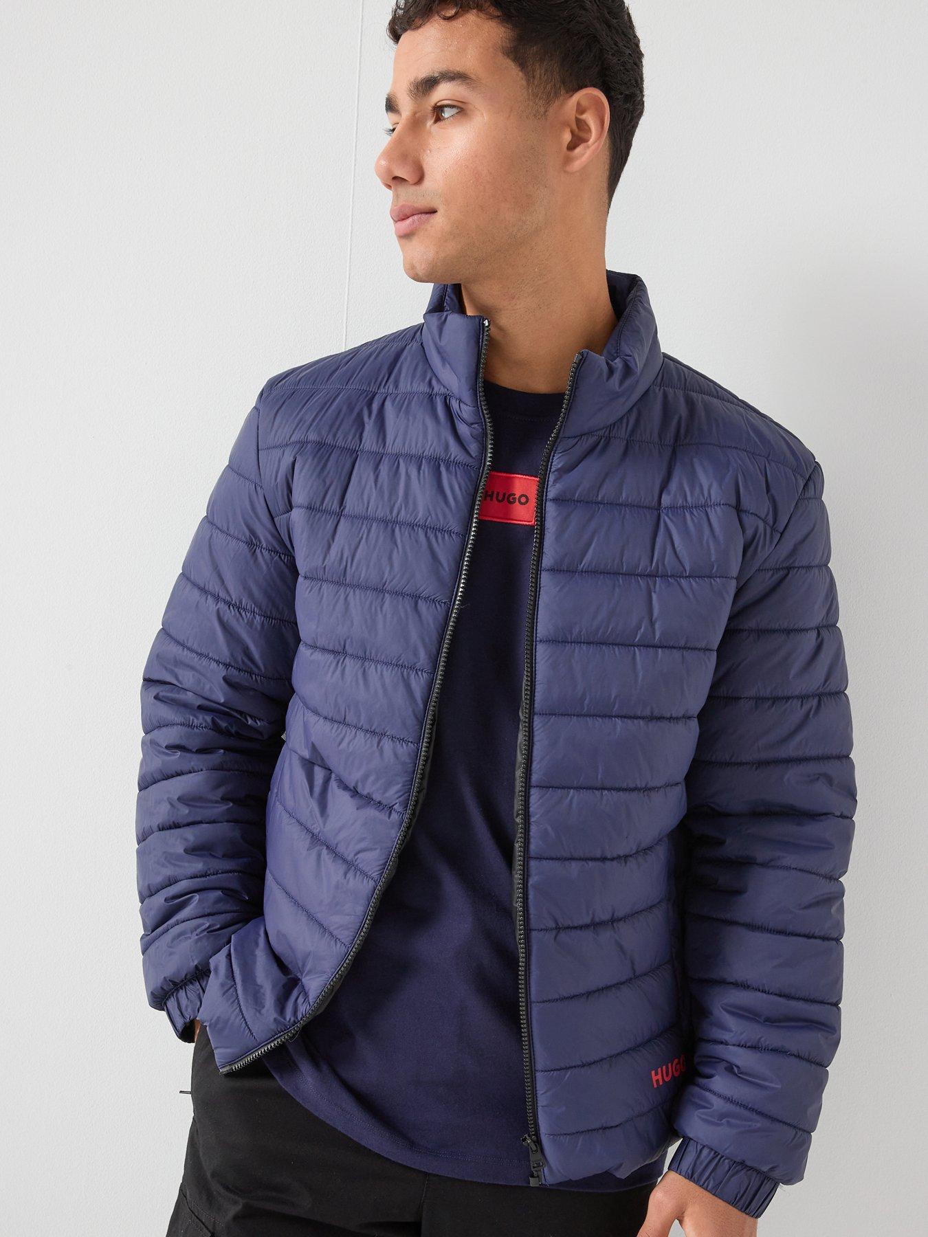 Image 1 of 5 of HUGO Brenti2521 Regular Fit Padded Jacket - Navy